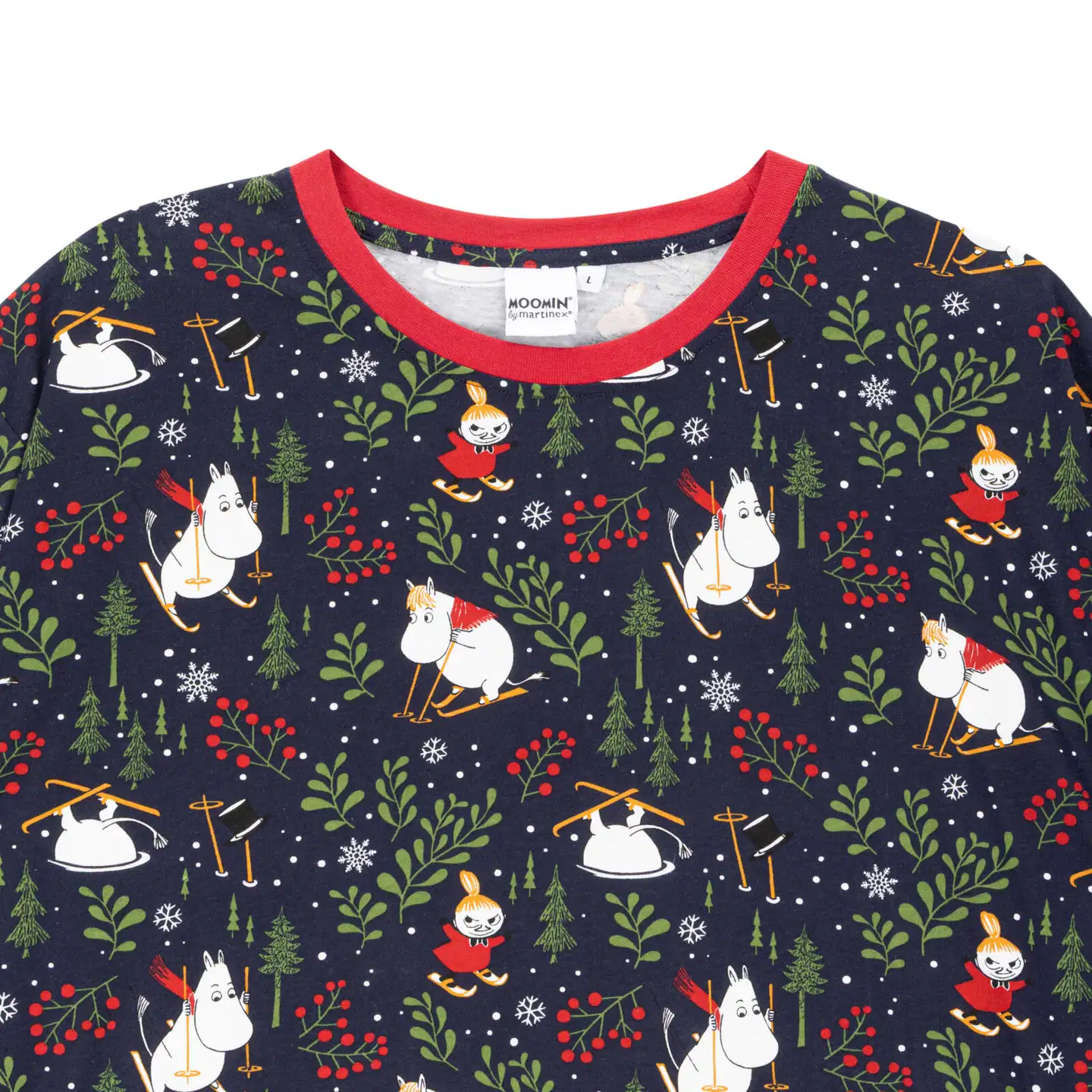 Muumi miesten pyjama Otso Hiihtoretki 593721 - tummansininen - 6