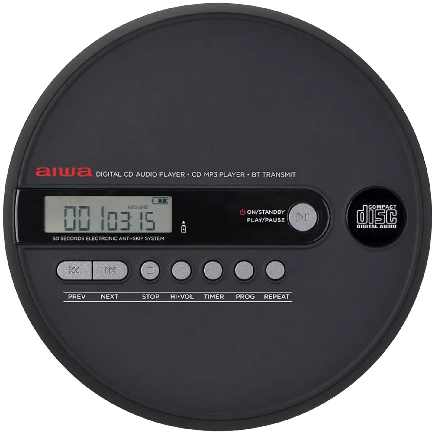 AIWA PCP-1050 kannettava CD-soitin musta - 3