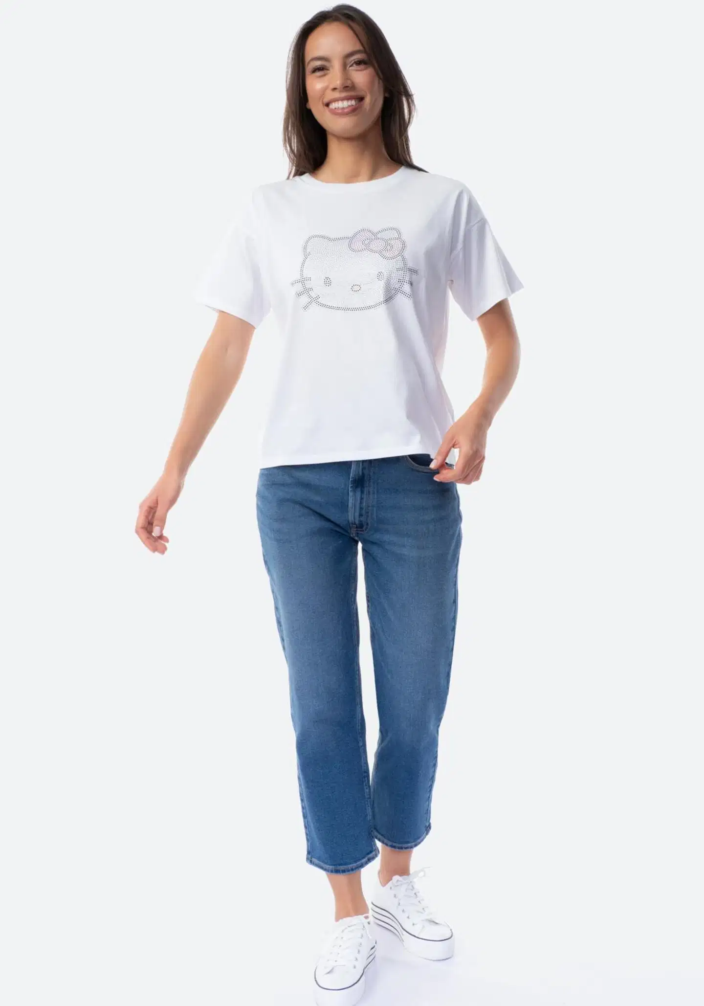 Hello Kitty naisten T-paita I278824 - WHITE 1 - 4