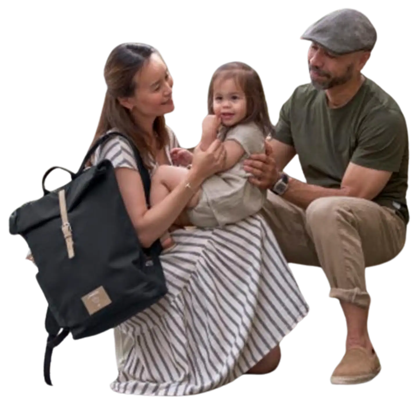 Lässig hoitoreppu Rolltop sininen - 6