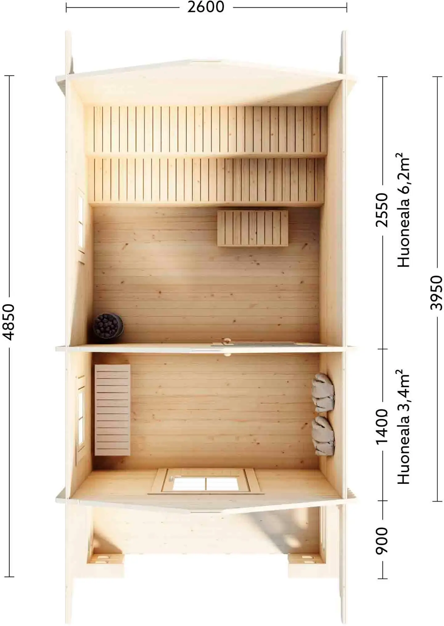 Lillevilla pihasauna Tulilampi - 2