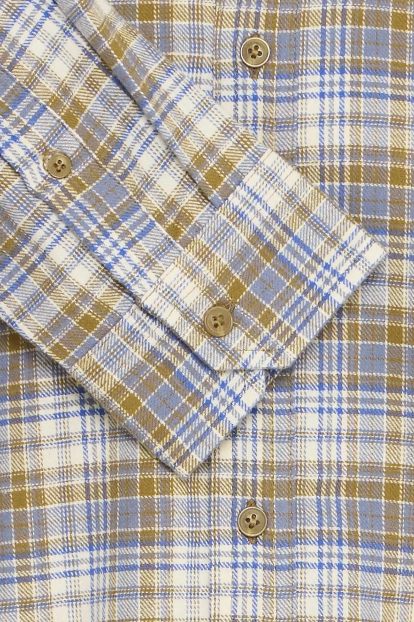 Blend miesten ruudullinen kauluspaita BHDilan - Butter - 3