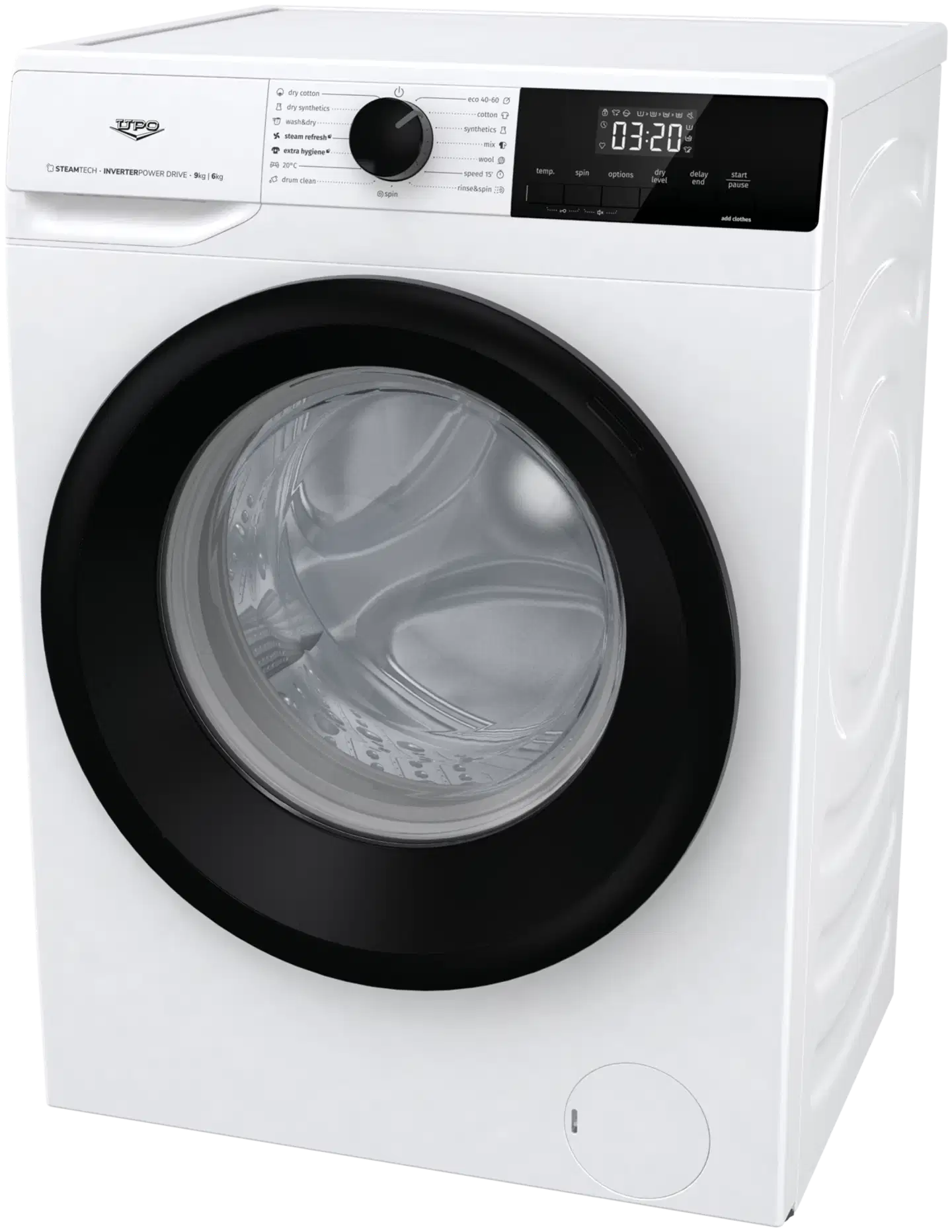 UPO kuivaava pyykinpesukone KP2U9614ADS 9/6kg valkoinen - 2