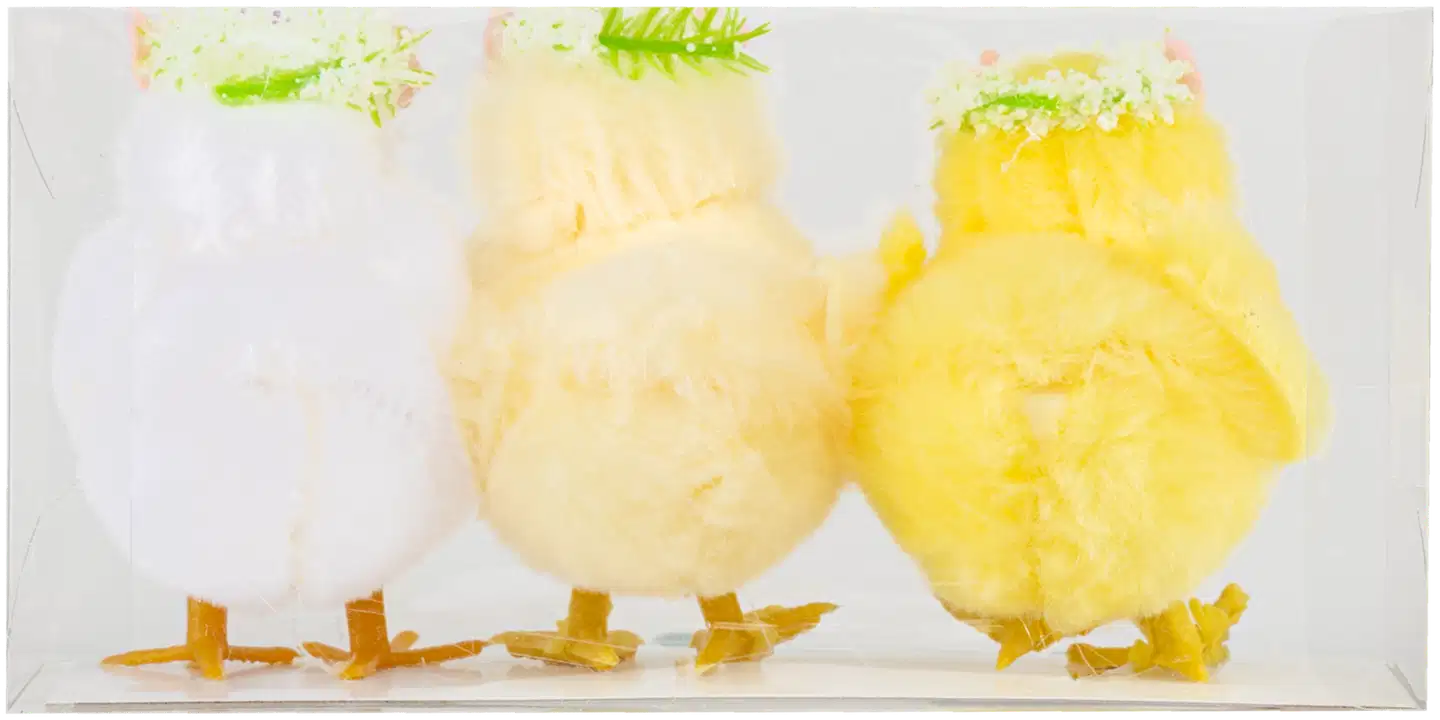 Pääsiäistipu kruunulla 9 cm 3 kpl - 2