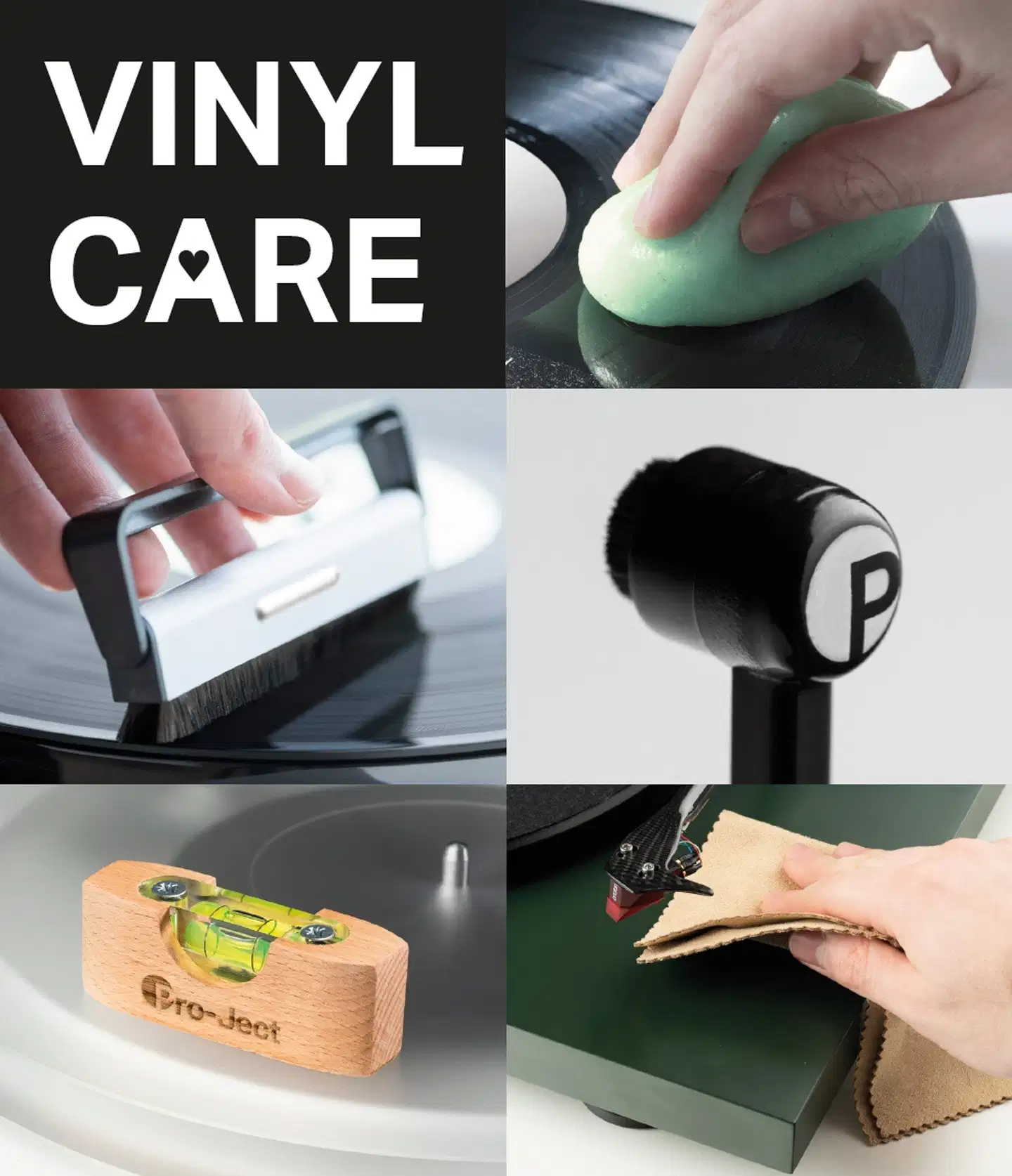 Pro-Ject Vinyylisoitintarvikkeet Vinyl Care - 2