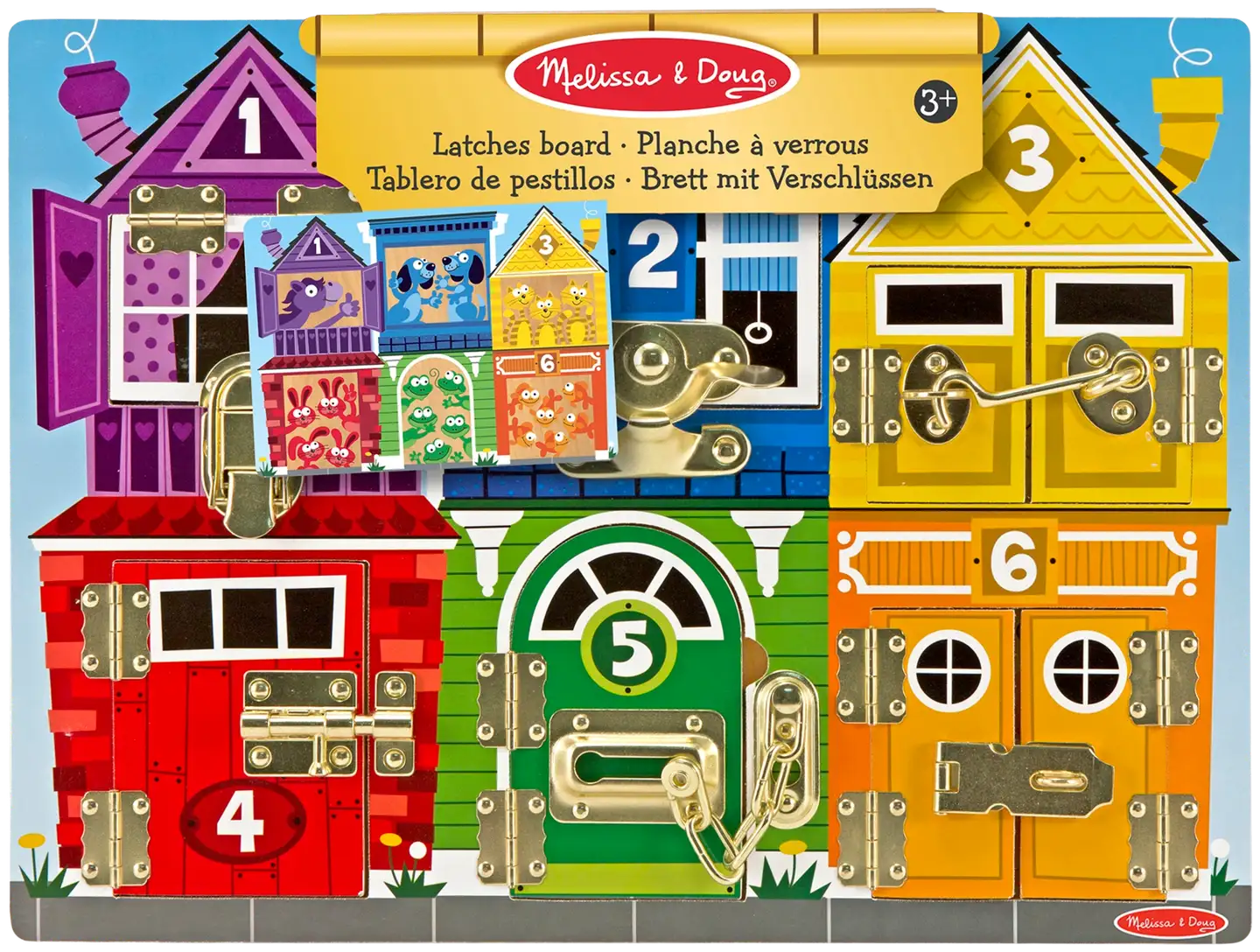 Melissa & doug Leikkisetti Lukkotaulu - 1