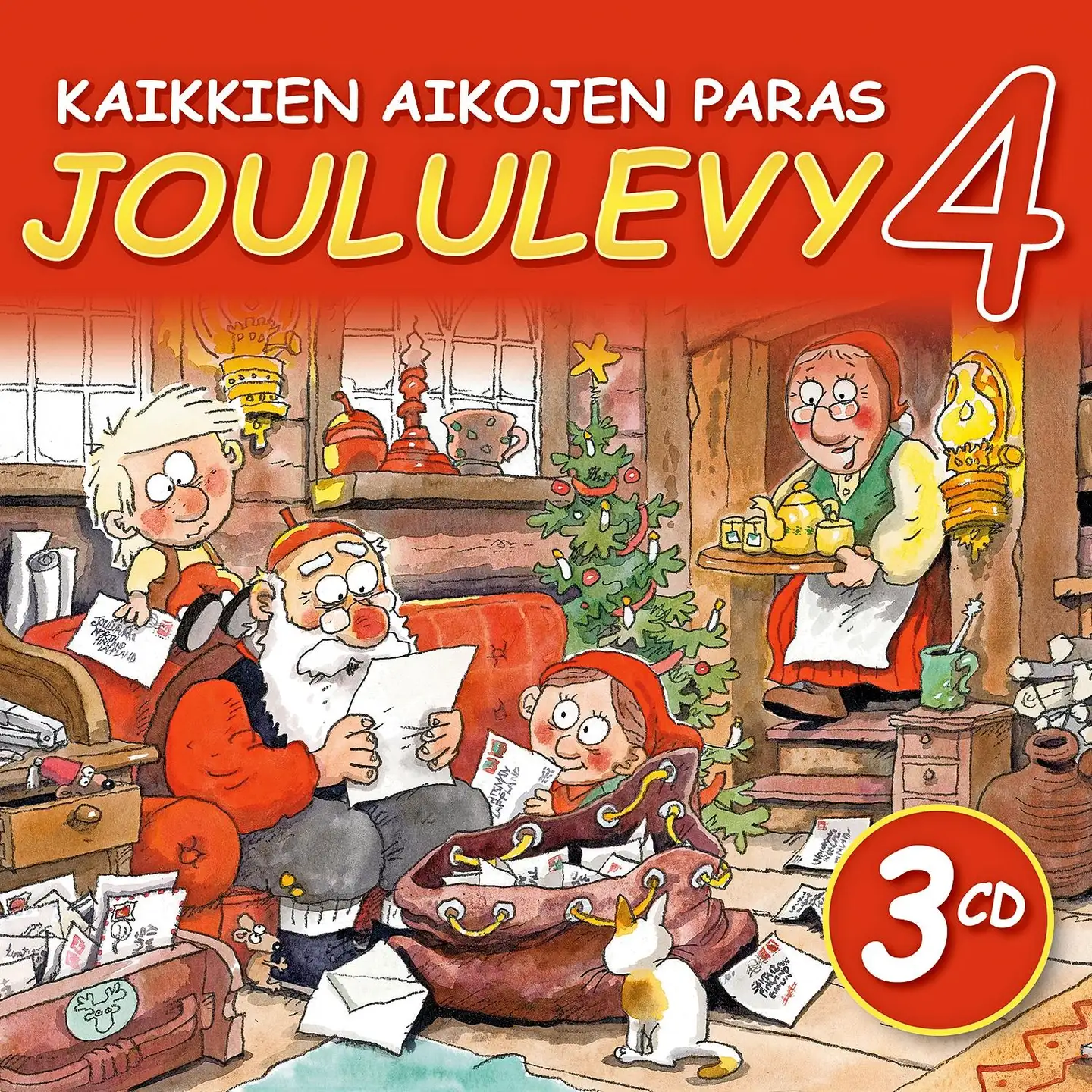 Eri esittäjiä - Kaikkien aikojen paras joululevy 4 3CD CD 1.