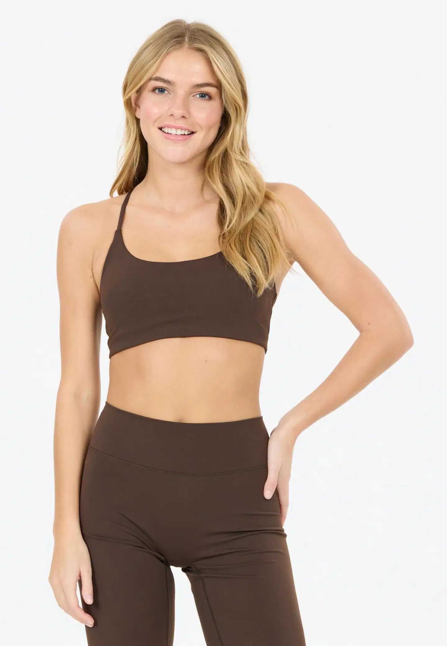 Athlecia naisten liivitoppi Emarri EA263874 - Chocolate Torte - 5