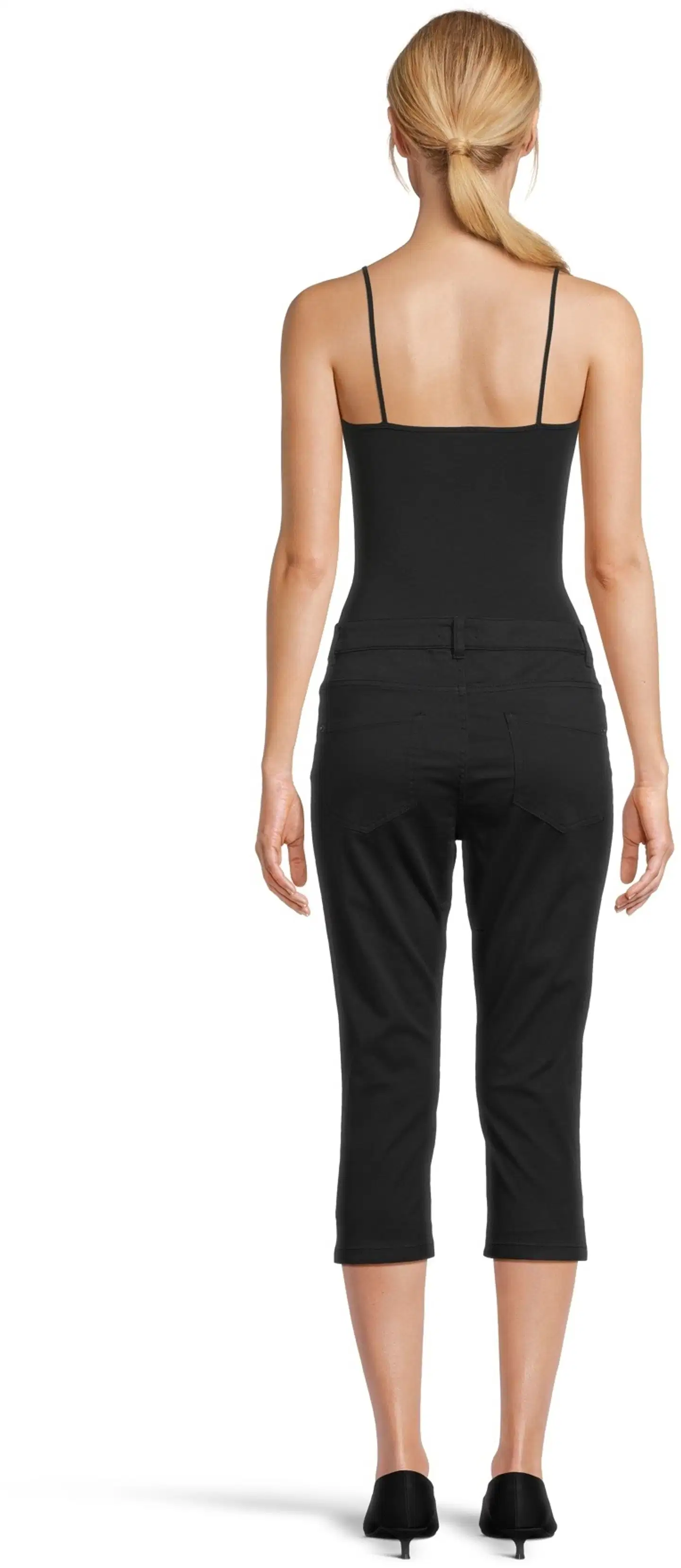 House naisten caprihousut Cora - Jet Black - 3