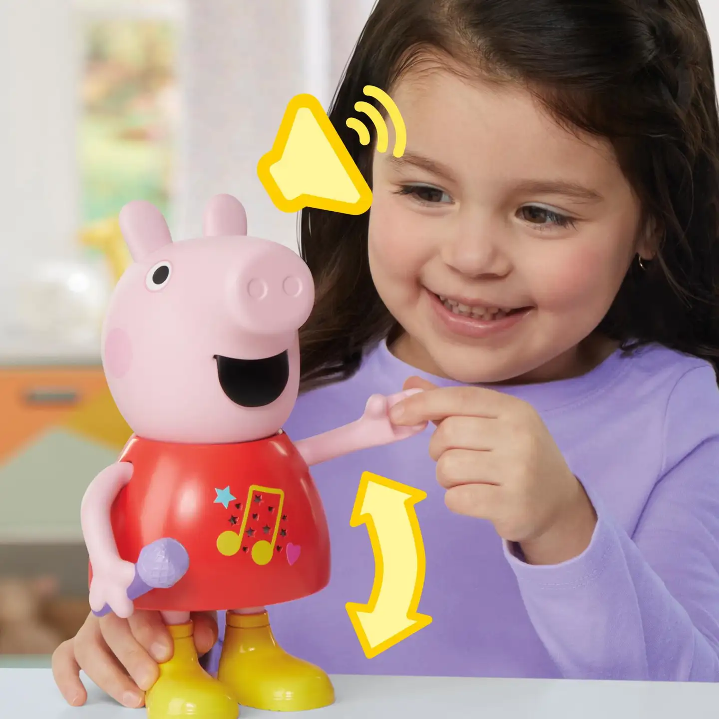 Peppa pig Interaktiivinen nukke Puhuva ja laulava Pipsa - 6
