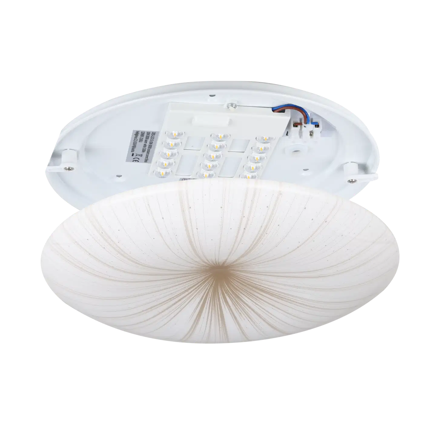 EGLO Plafondi Nieves 1 led 10W Ø31cm valkoinen/kulta - 3