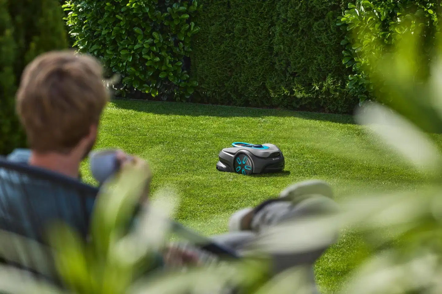 GARDENA robottiruohonleikkuri smart SILENO sense 400, rajalangaton - 4