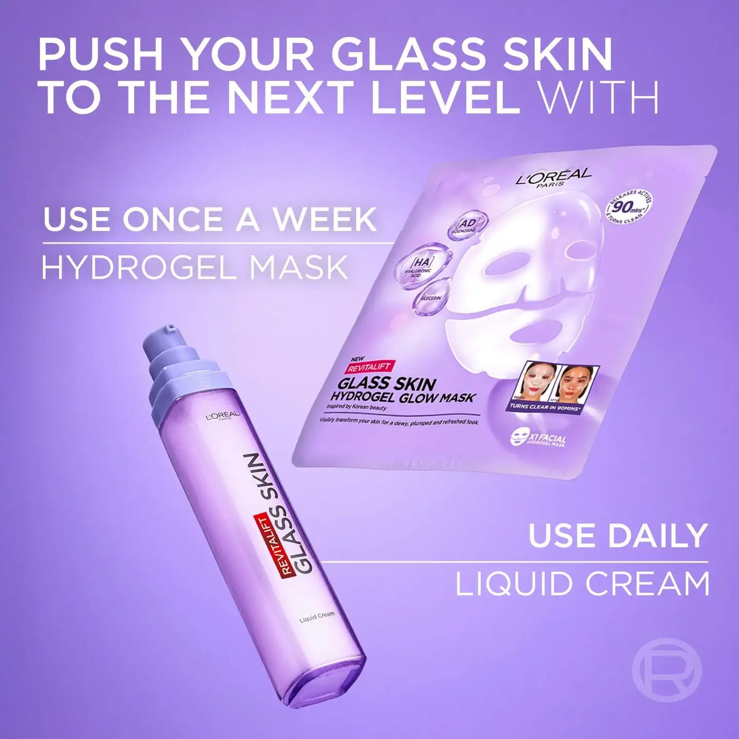 L'Oréal Paris Revitalift Filler Glass Skin Nestemäinen Päivävoide normaalille iholle 50 ml - 9