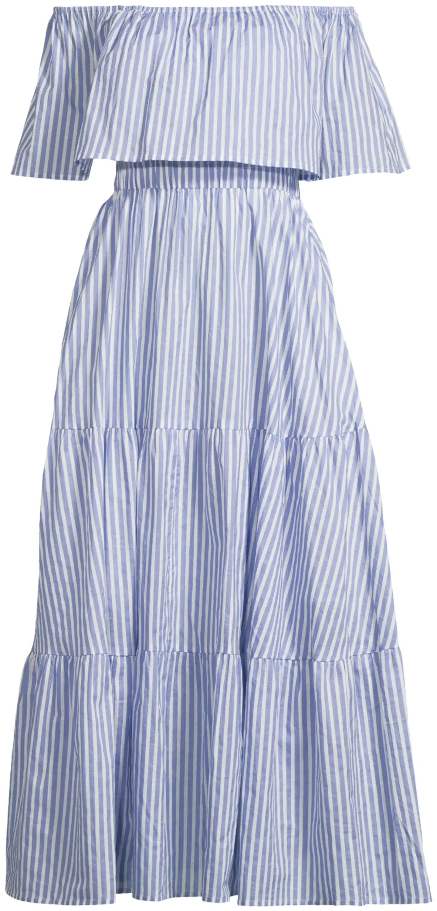 Margaux Riviera naisten mekko HYP-007 - BLUE & WHITE STRIPE - 2
