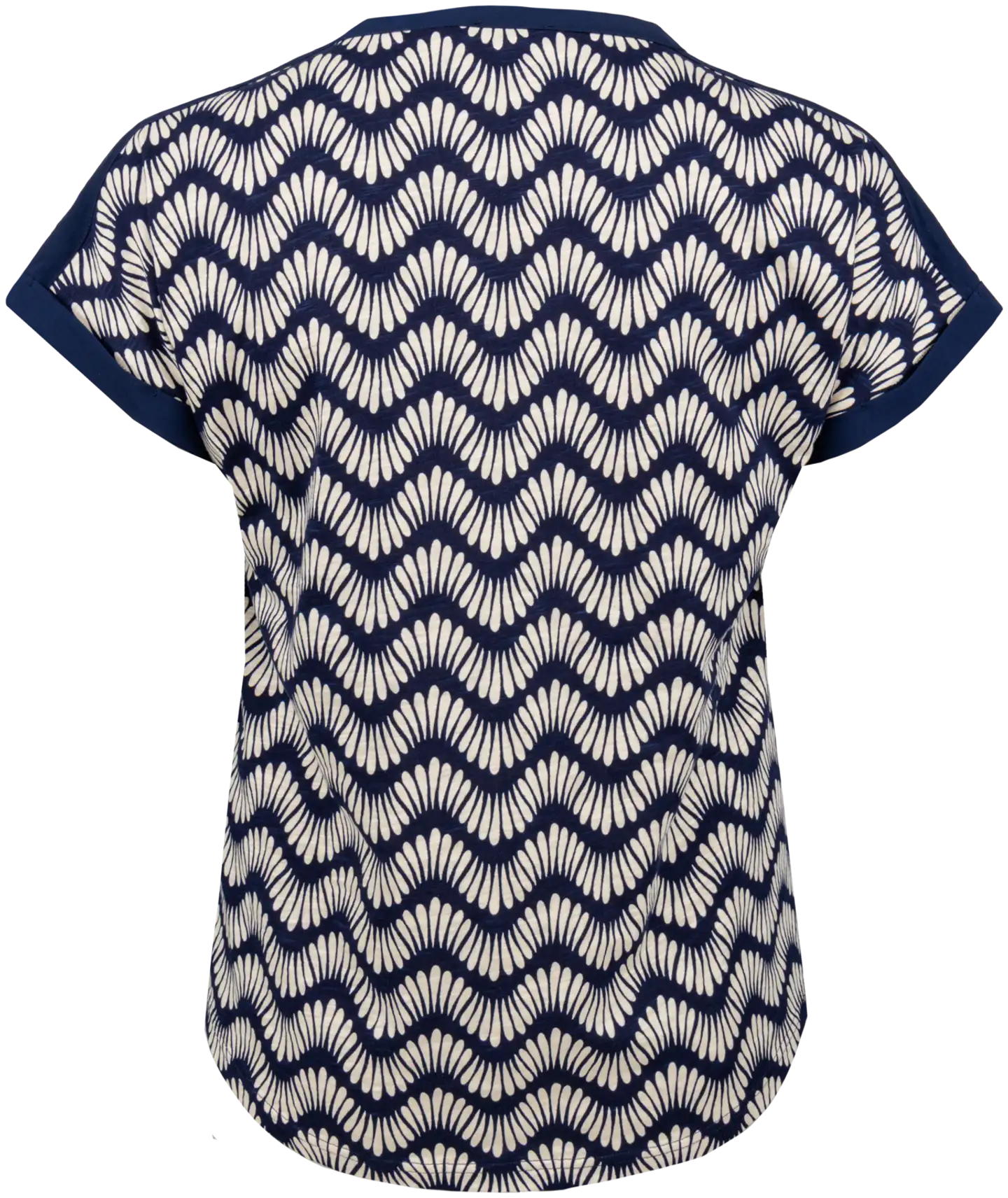 House naisten trikootoppi 213HP03114, D-mitoitus - Navy aop - 2