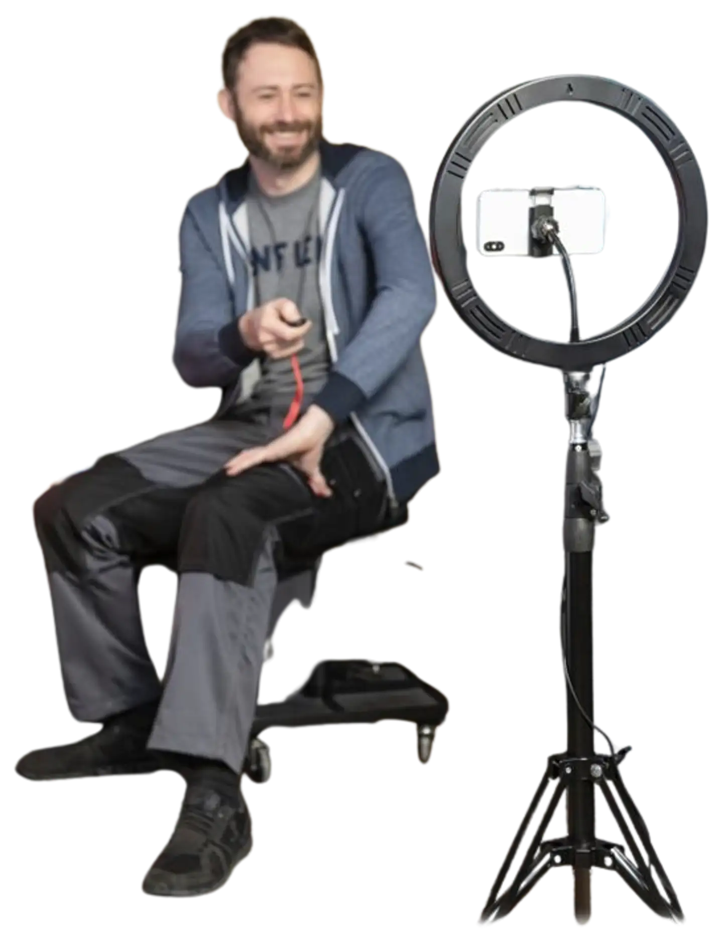 Hama LED Rengasvalo SpotLight FoldUp 120, 12" - 10