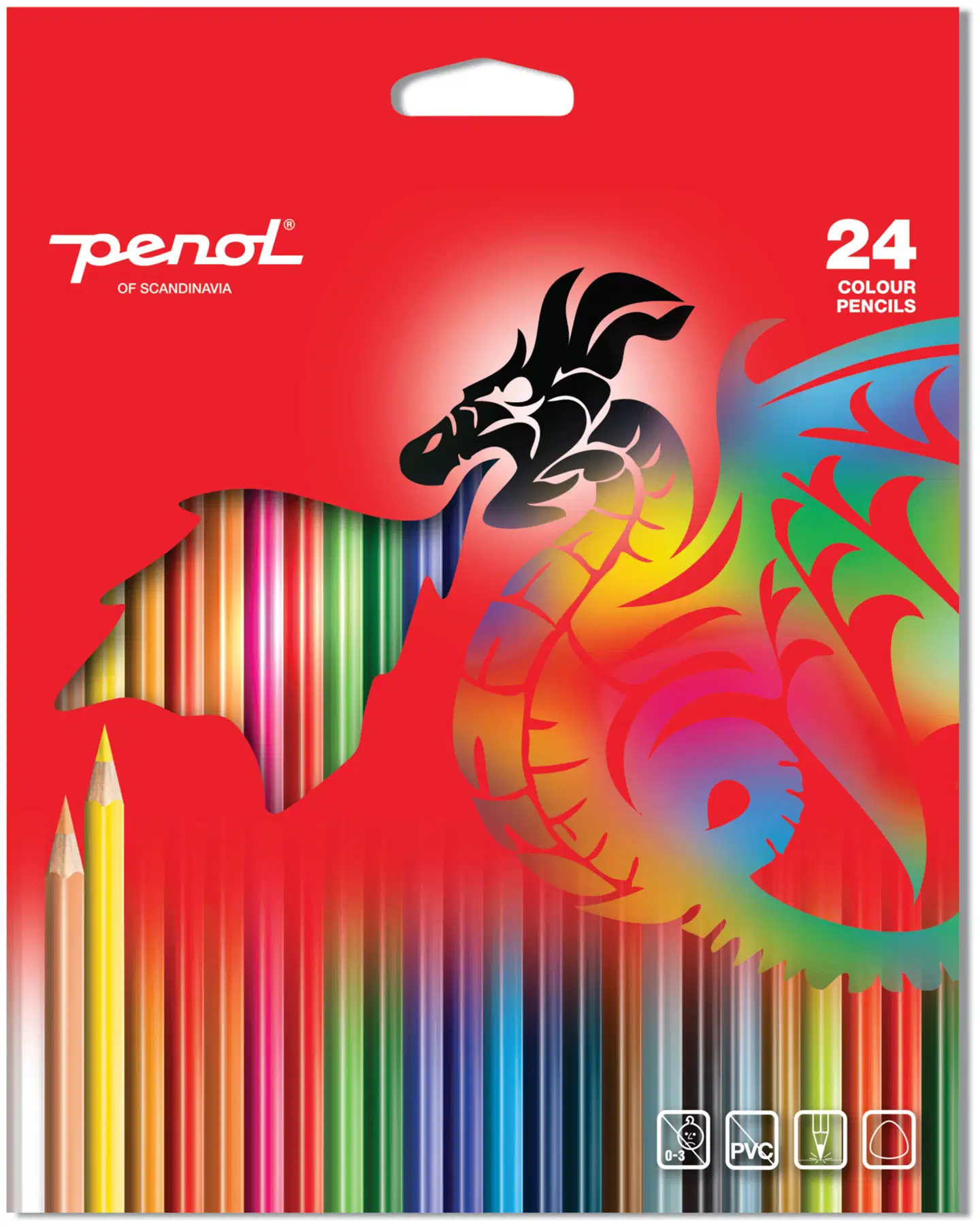 Penol värikynät Standard 24 kpl