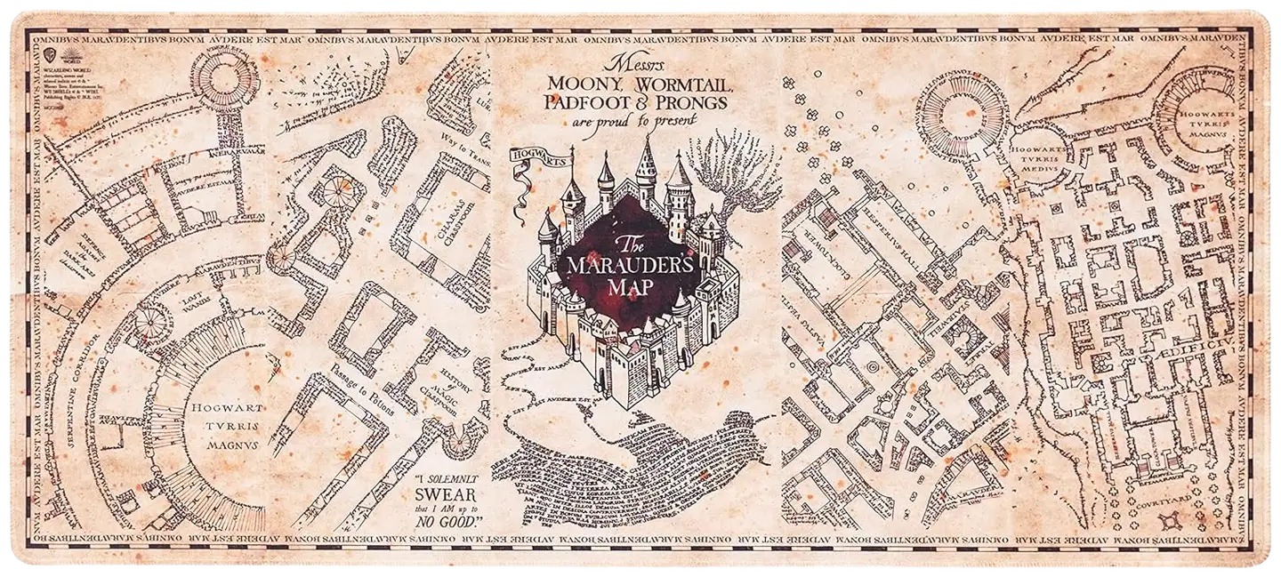 Harry Potter MARAUDERS MAP XL hiirimatto - 1