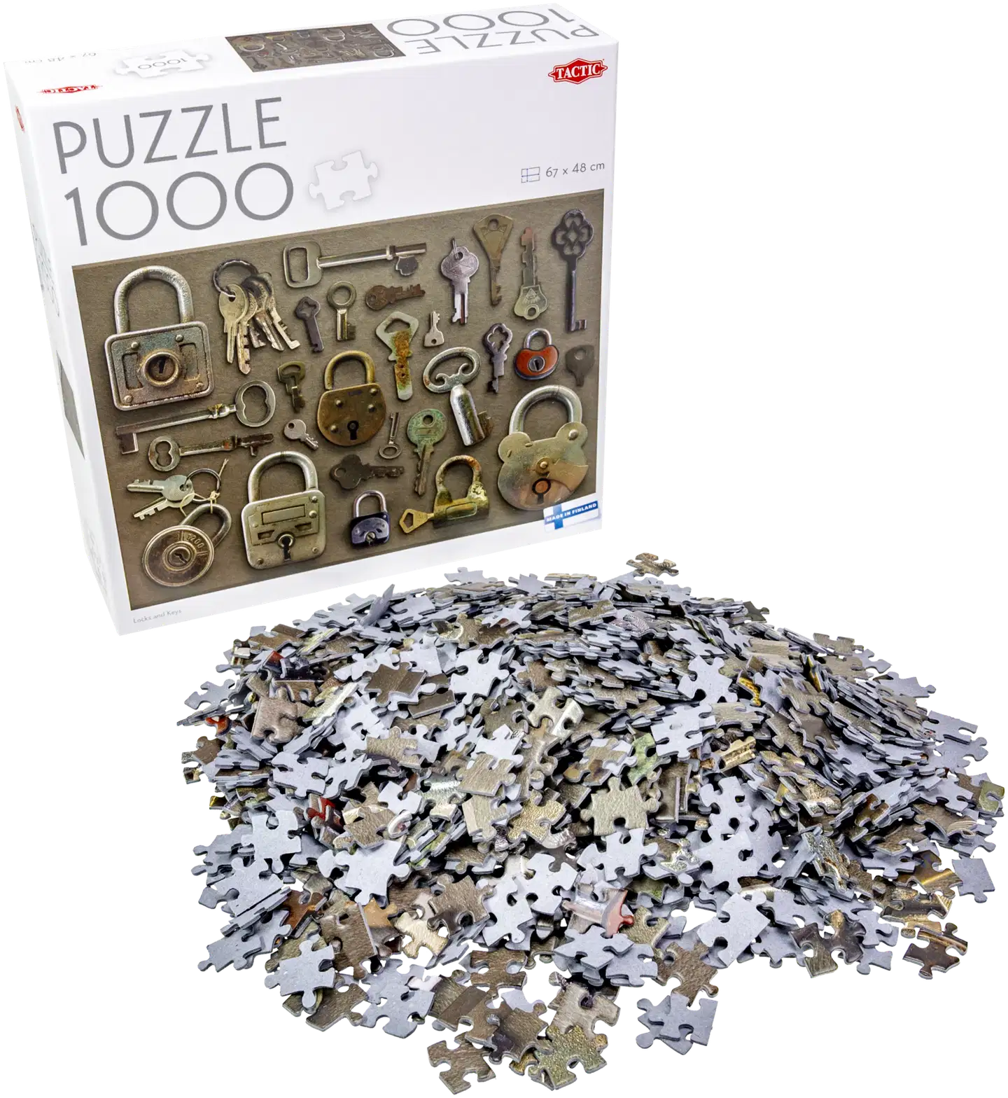 Tactic Palapeli Puzzle Lovers Locks and Keys 1000 palaa - 2