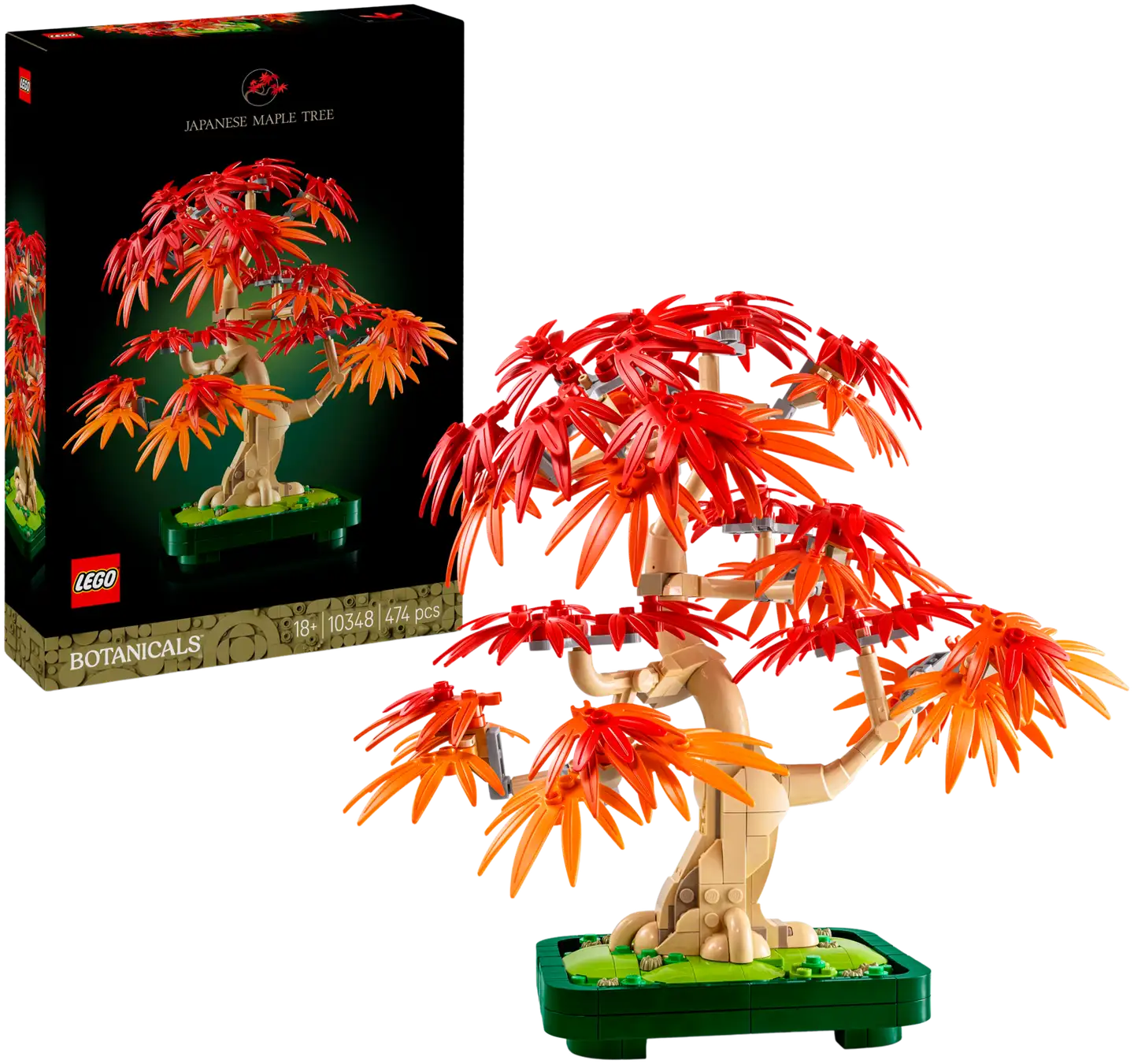 LEGO® Botanicals 10348 Punalehtinen japaninvaahtera-bonsaipuu - 1