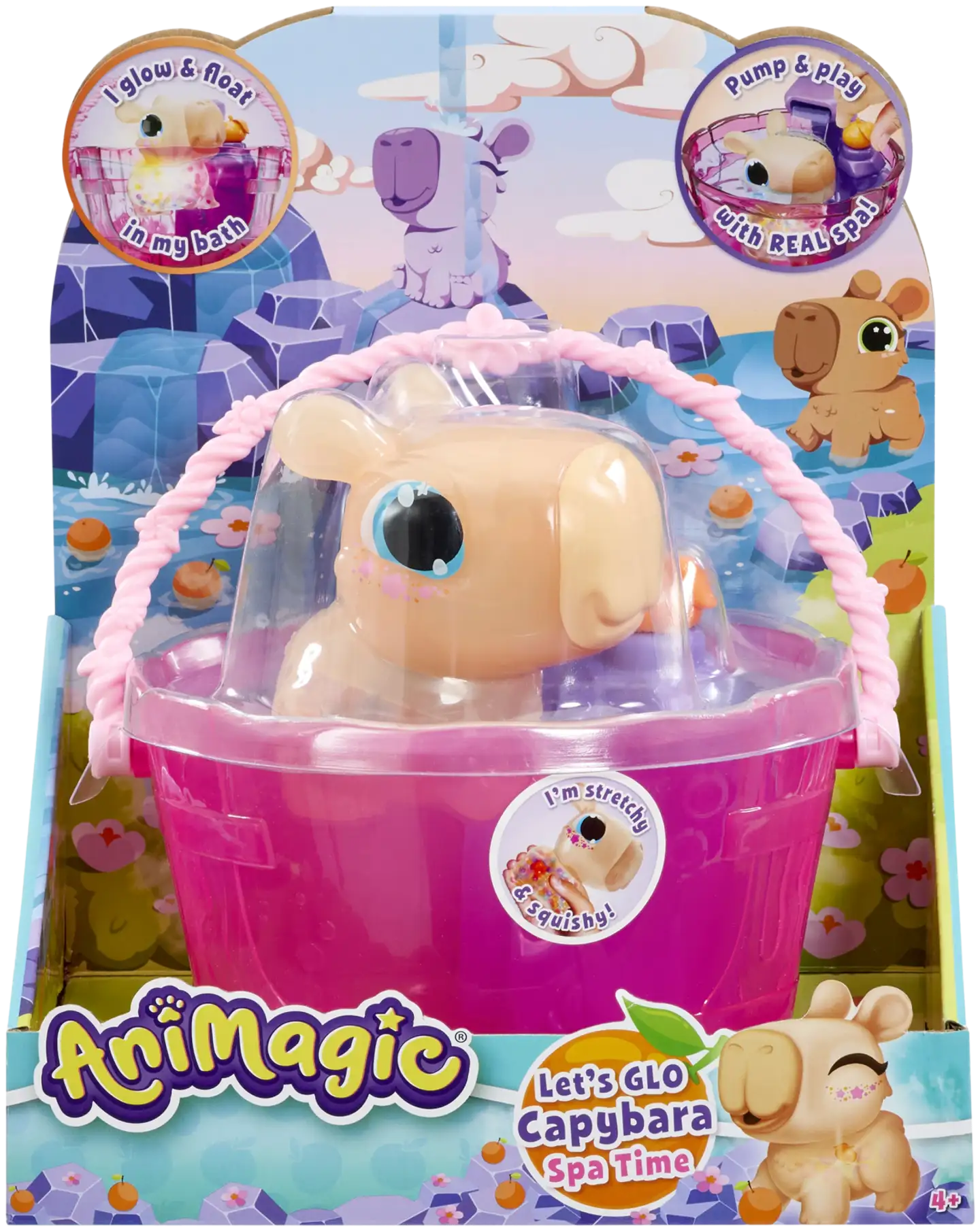 Animagic Let'S Glo Capybara -Leikkisetti - 4
