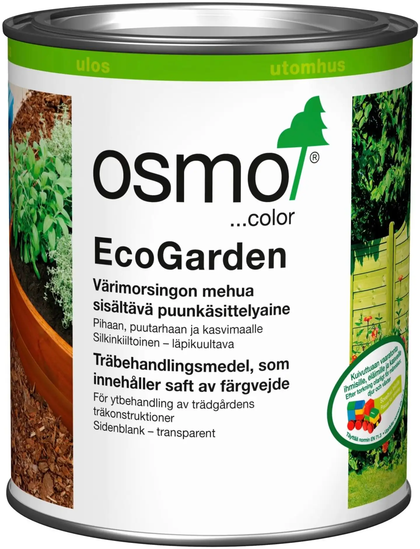 Osmo Color 750ml EcoGarden suojaöljy hiili