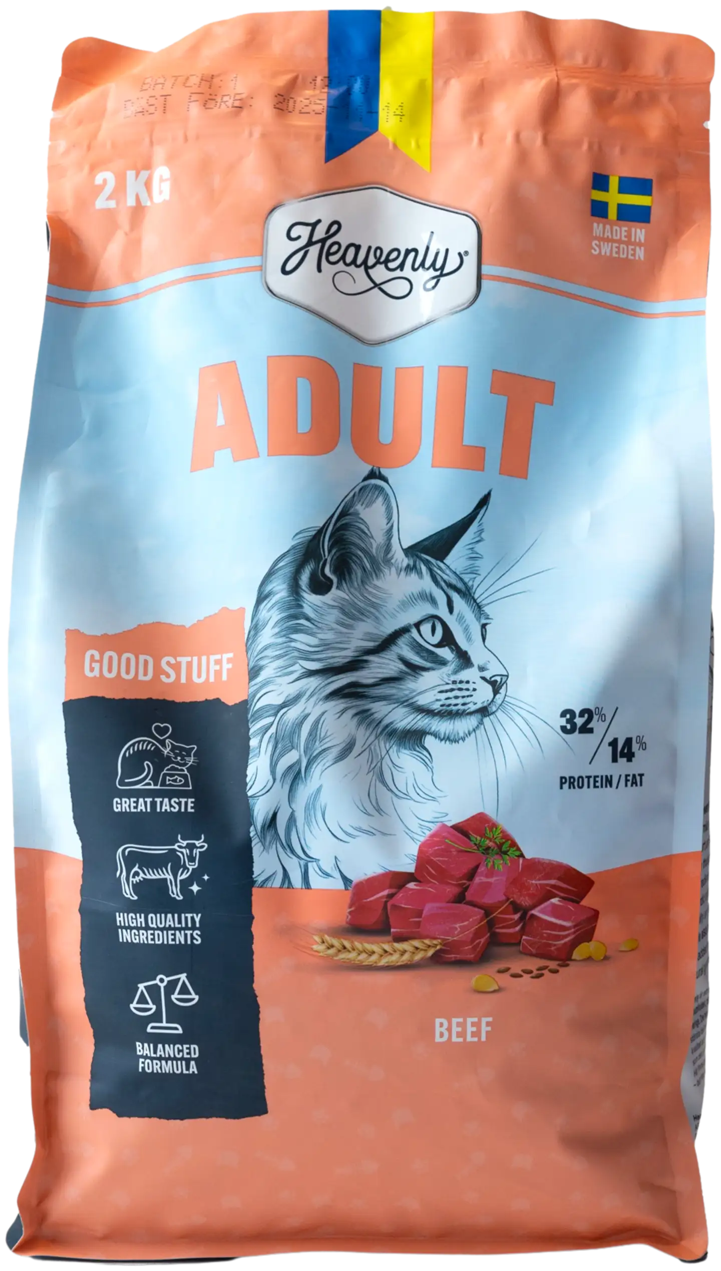 Dogman Heavenly Adult Cat kissanruoka 2 kg - 1