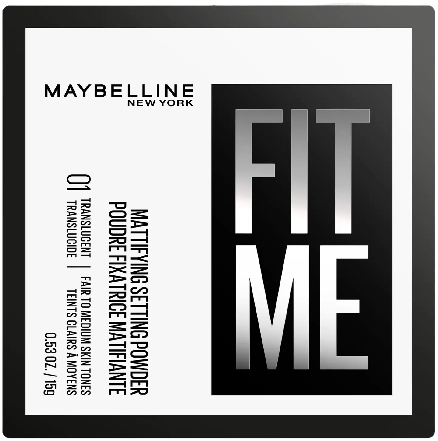 Maybelline New York Fit Me Irtopuuteri 1 Translucent 15 g - 3