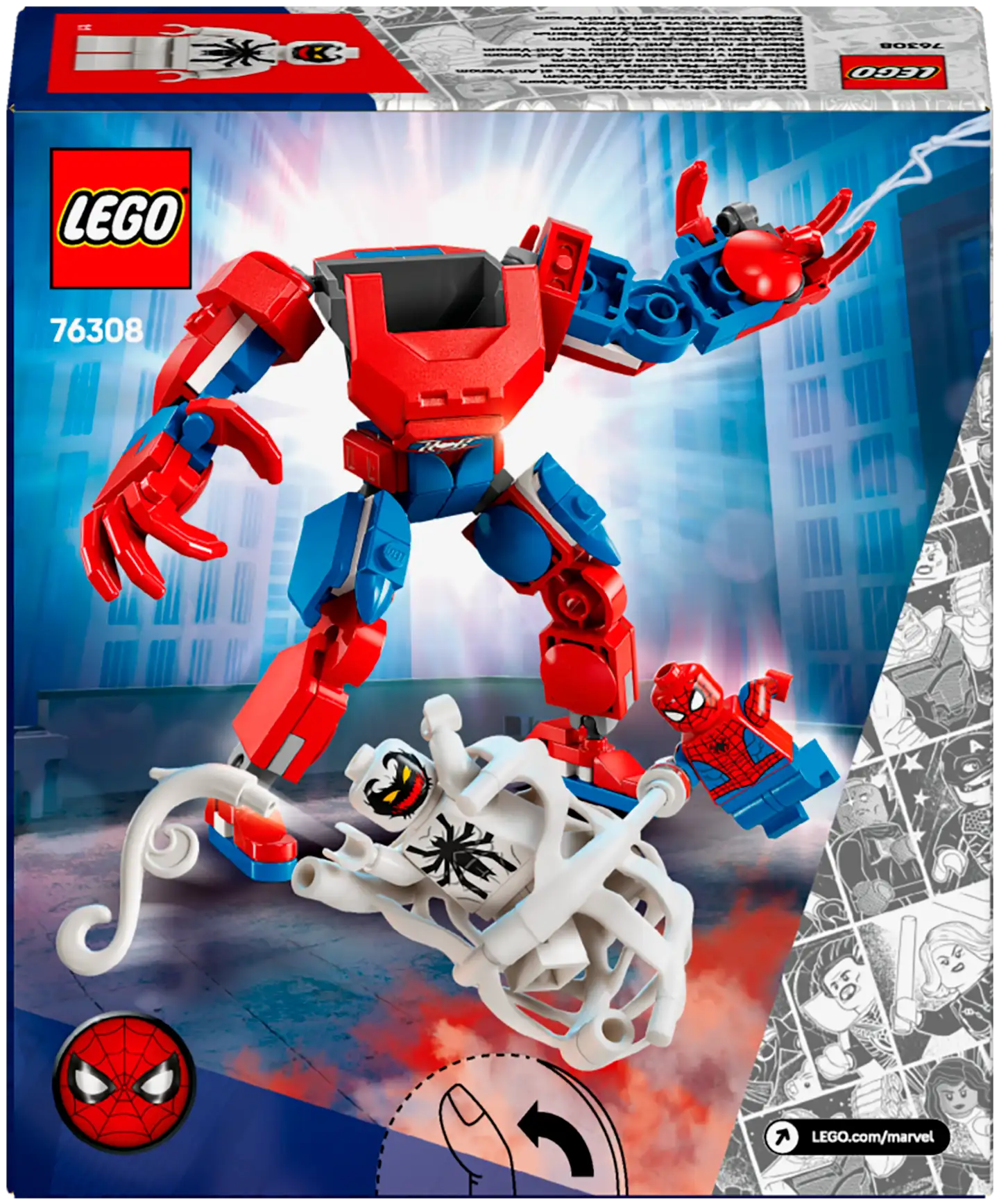 LEGO® Super Heroes Marvel 76308 Spider-Man-robotti vastaan Anti-Venom - 3