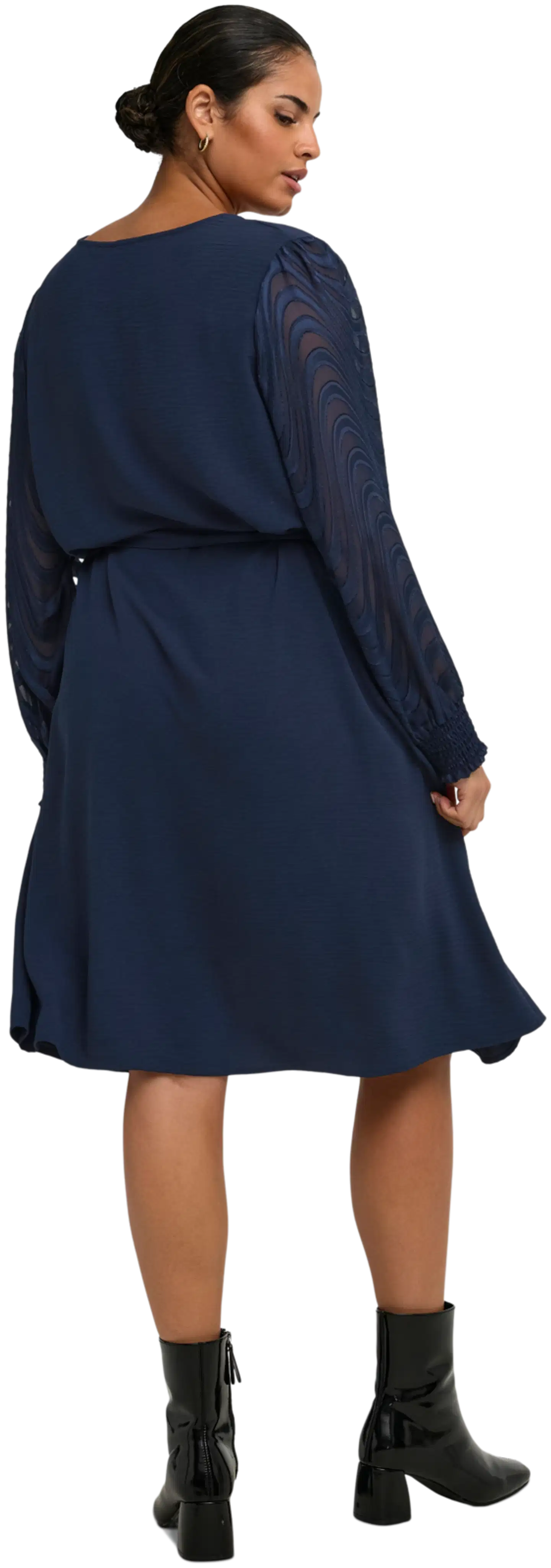 ONLY CARMAKOMA naisten mekko Carmetta - Navy Blazer - 6