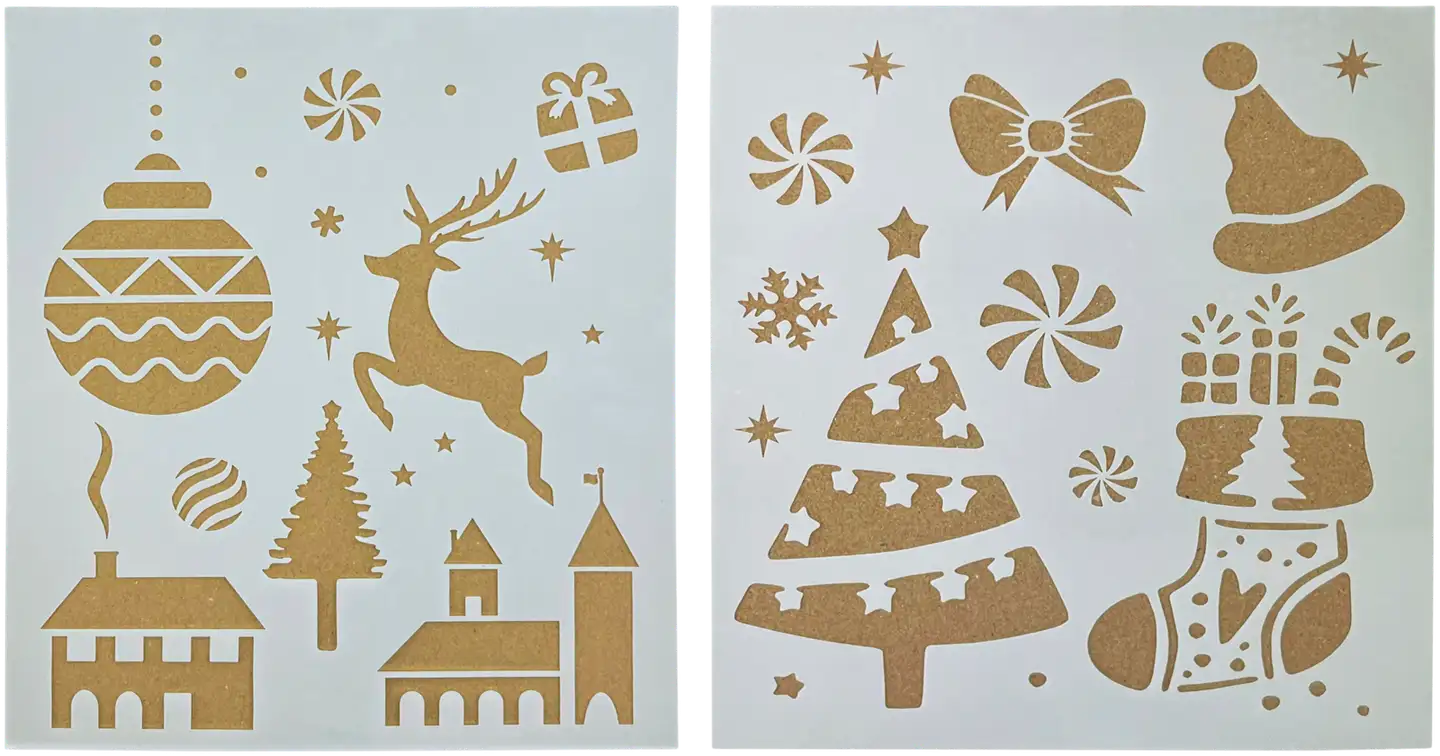 Jouluinen sabluuna 18x20, lajitelma