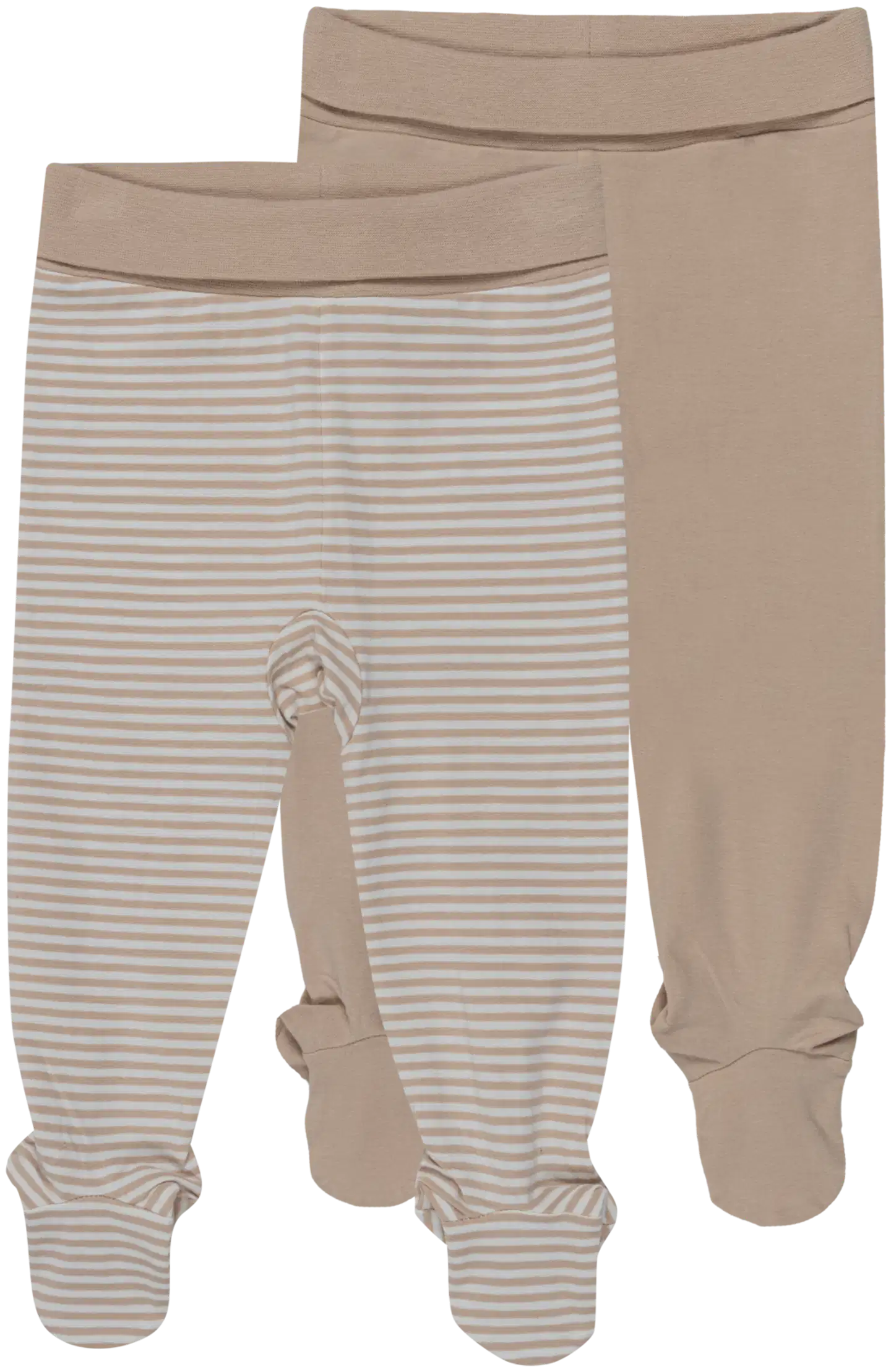 Ciraf vauvojen potkuhousut 250B263019 2-pack - beige stripes - 1