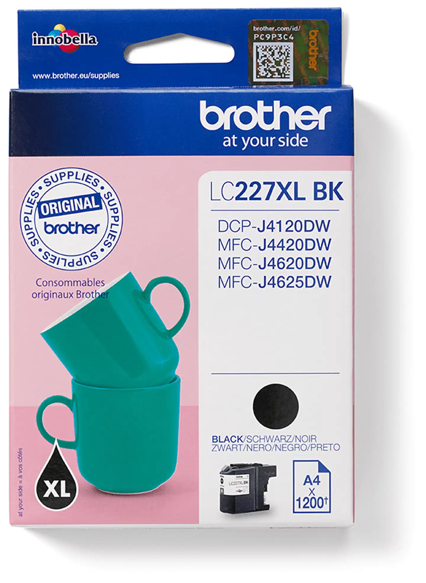 Brother mustepatruuna LC-227X musta - 1
