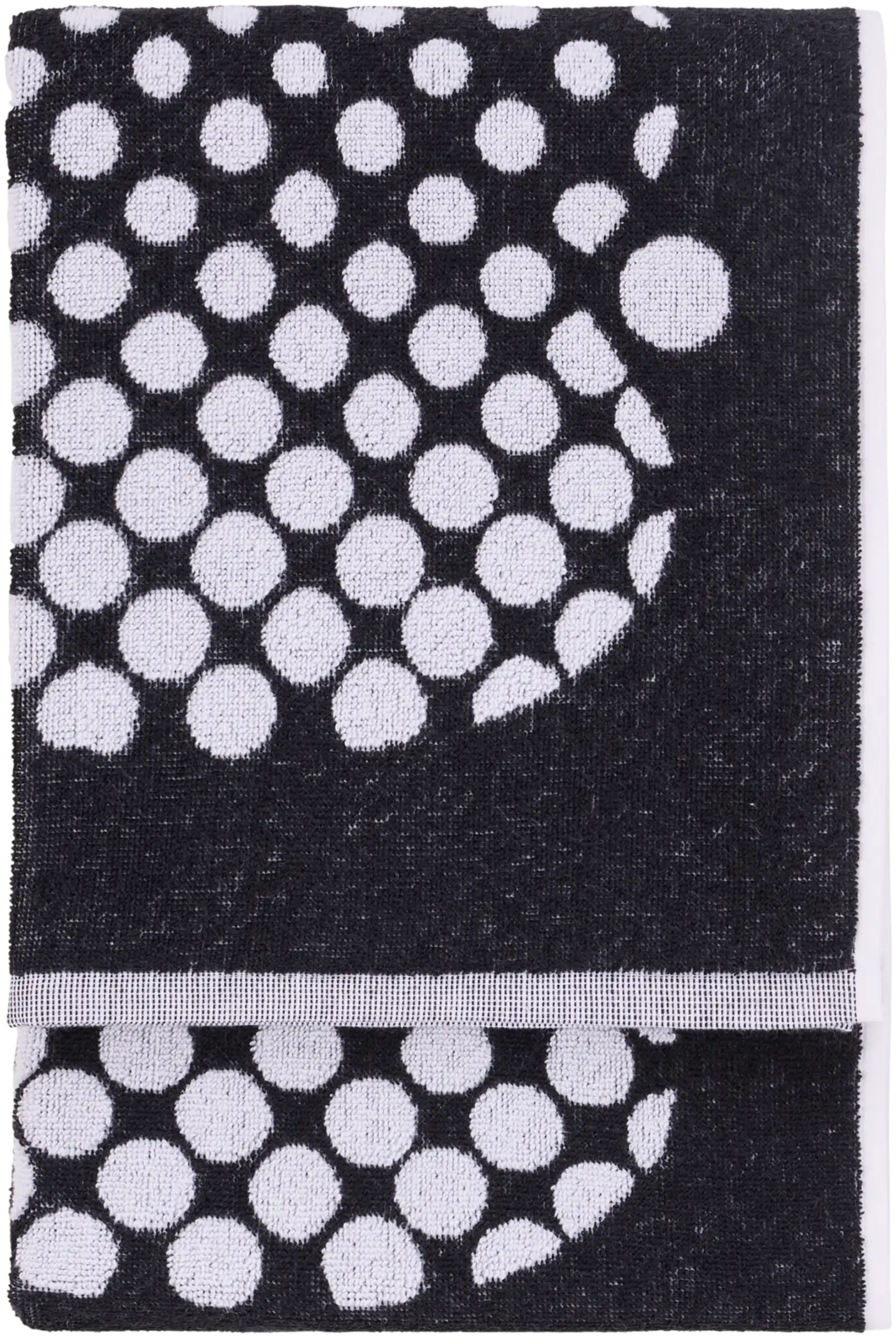 Finlayson kylpypyyhe Optinen Omena 70x140 cm musta - 3