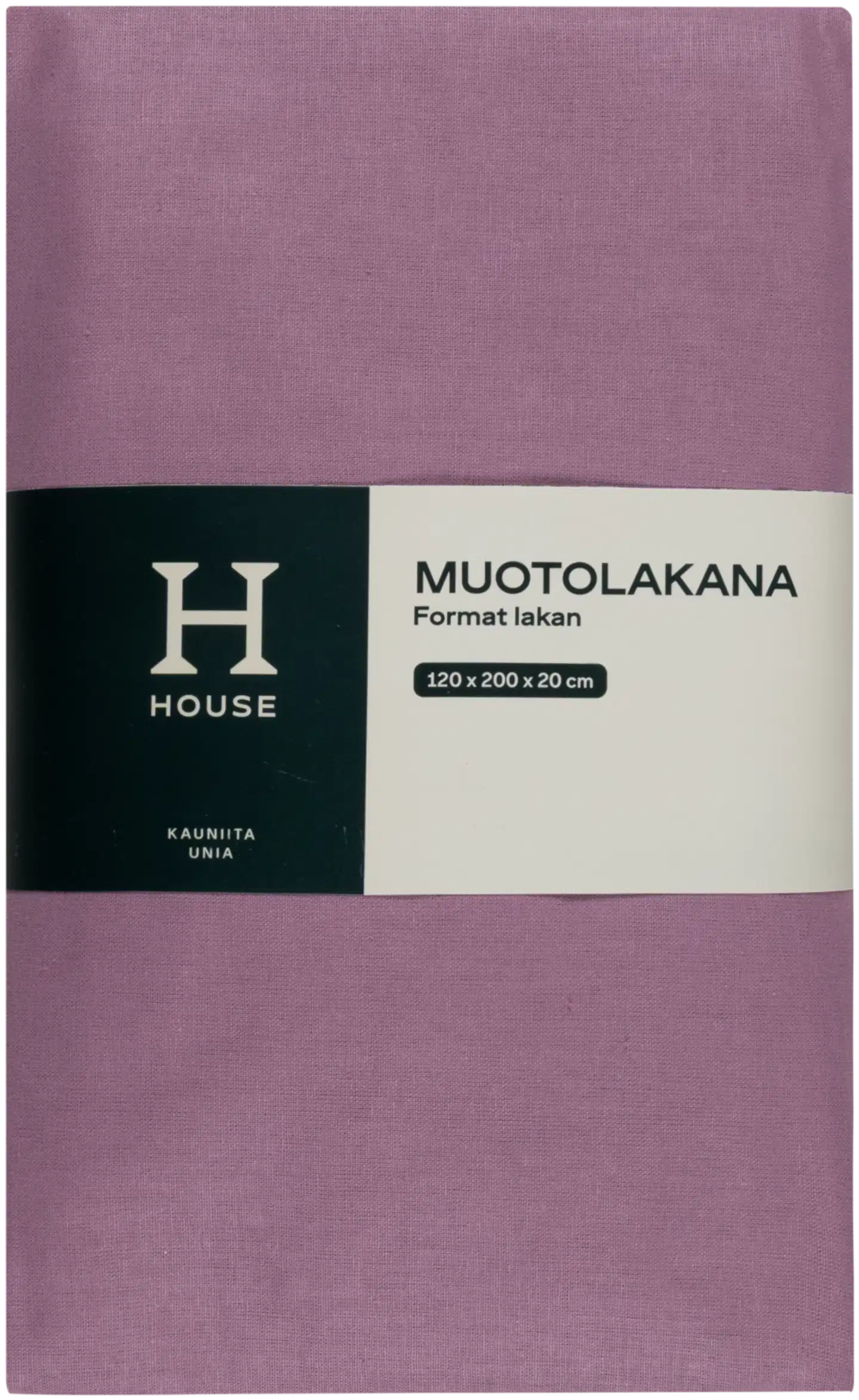 House muotolakana 120x200x20 cm LAK8 malva