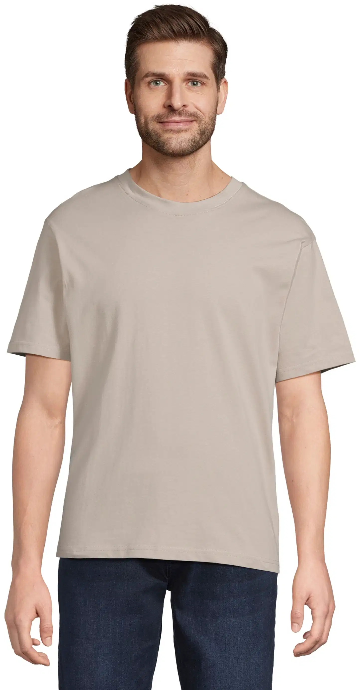 House miesten oversize t-paita - Light sand - 1