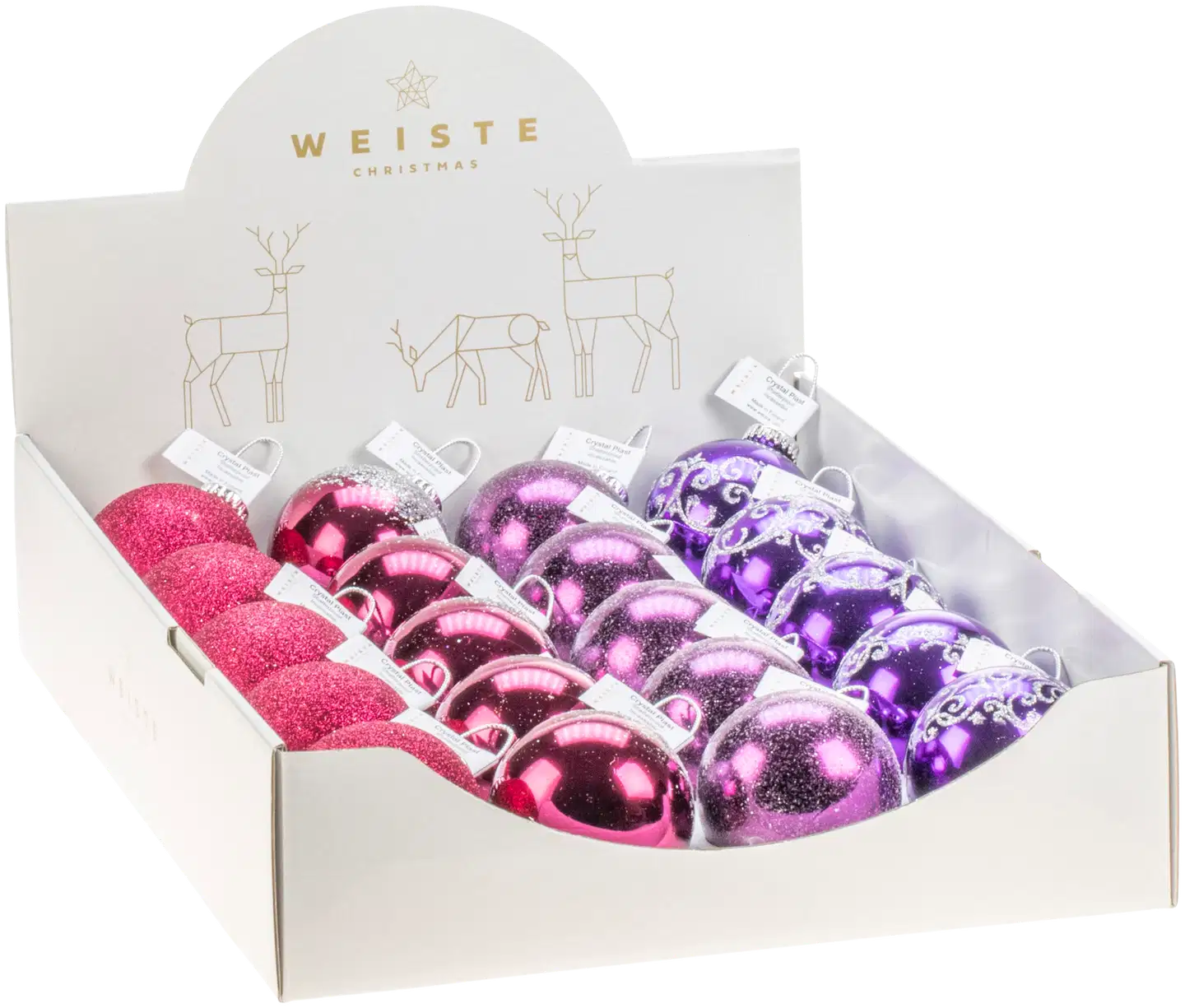 Weiste 65mm painettu pallo 4laj. viininpunainen /purppura