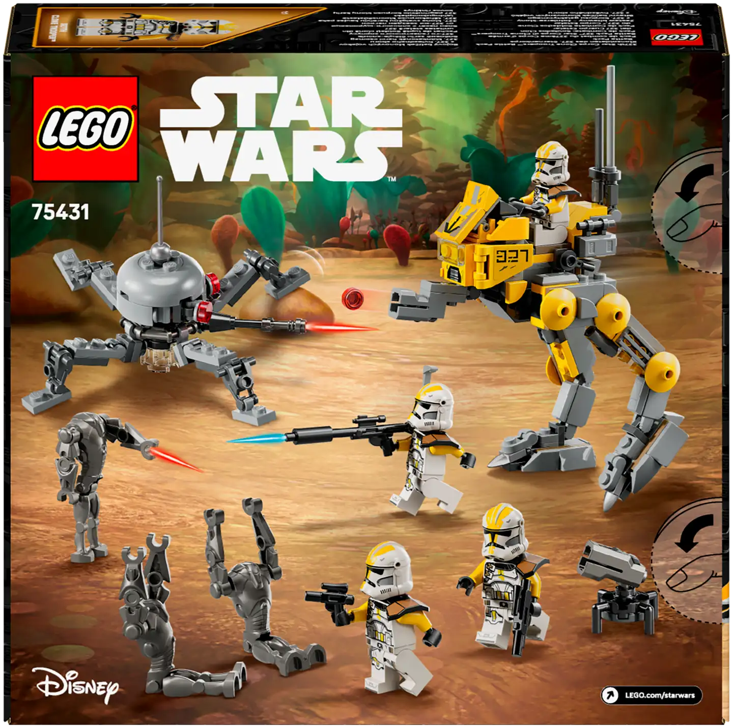 LEGO® Star Wars TM 75431 327. taivasjoukon kloonisotilaat ‑taistelupaketti - 5