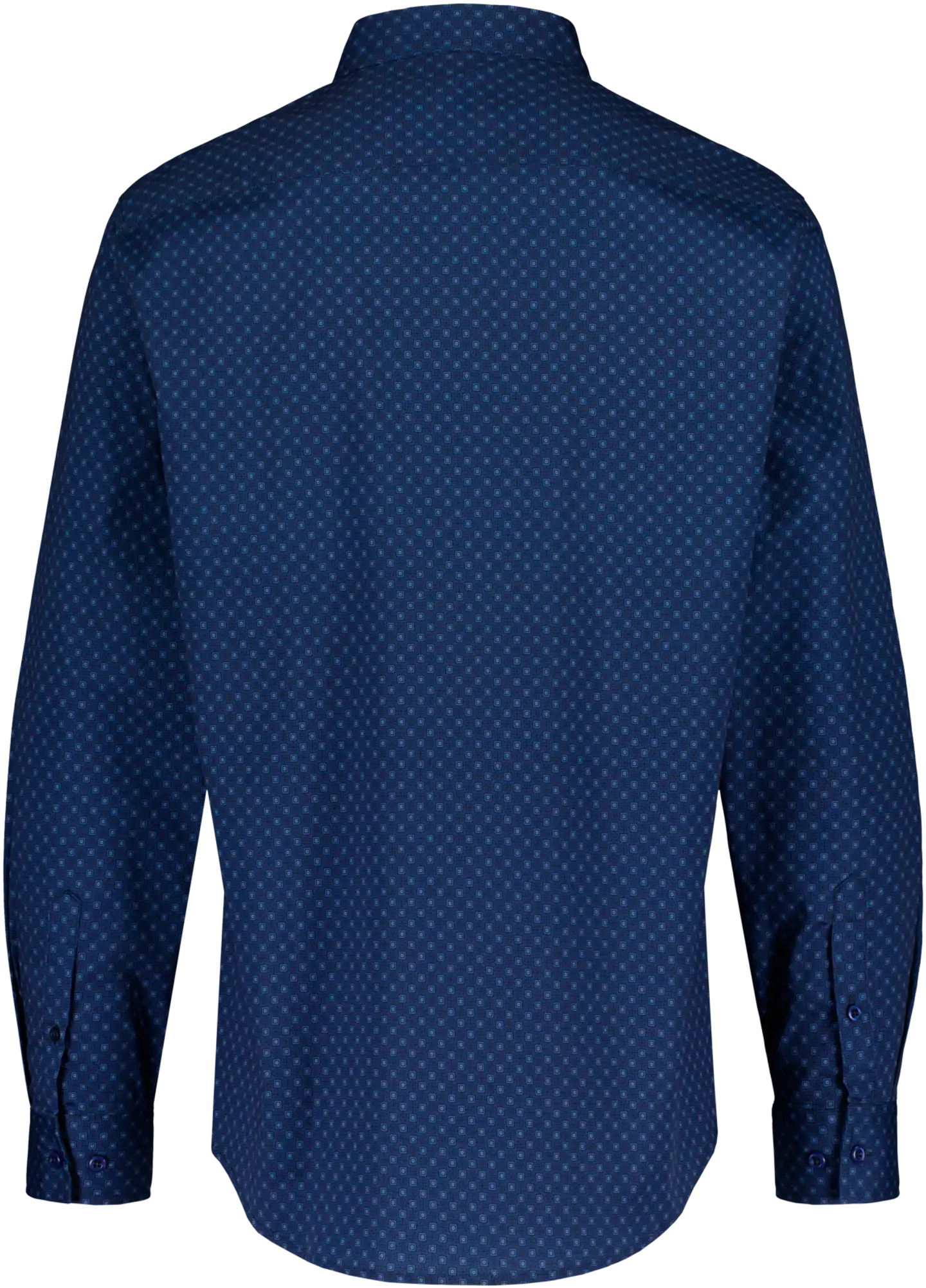House miesten kuviollinen kauluspaita 194H382505 - Blue pattern - 2