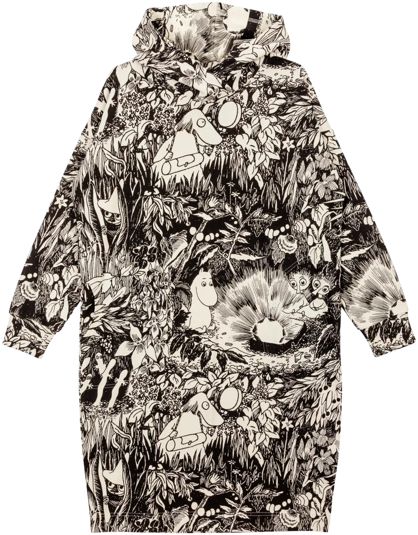 Muumi naisten hupparimekko Rubiini 590705 - Kitti - 1