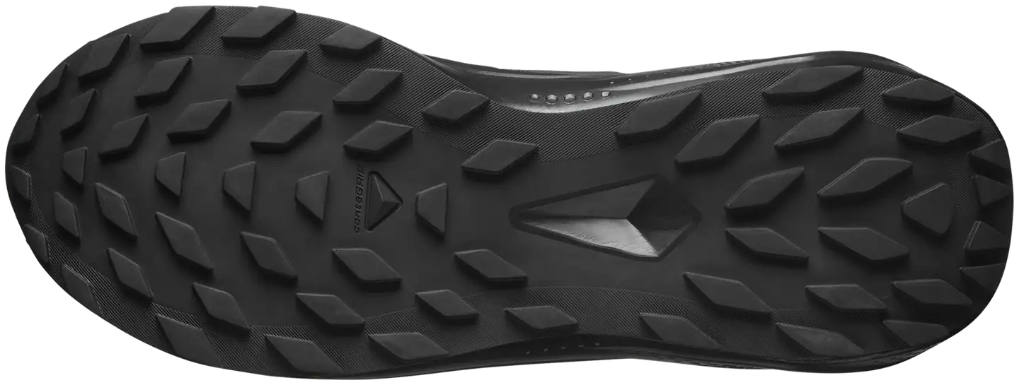 Salomon miesten maastojuoksukengät Alphaglide GTX - Black/Asphalt/Black - 5