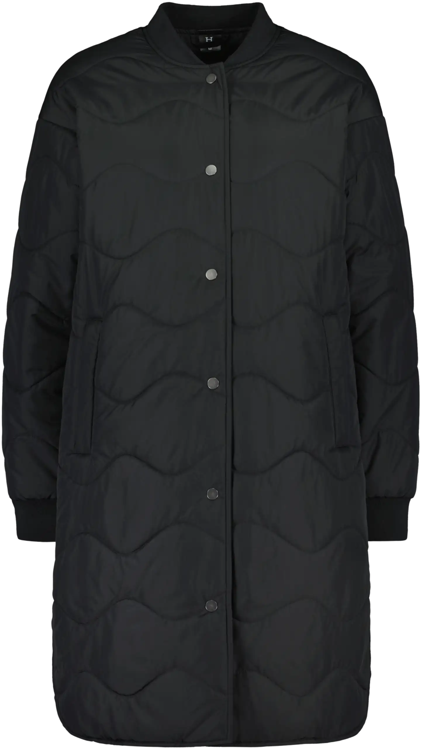 House naisten kevytvanutakki 225H052601 - BLACK - 1