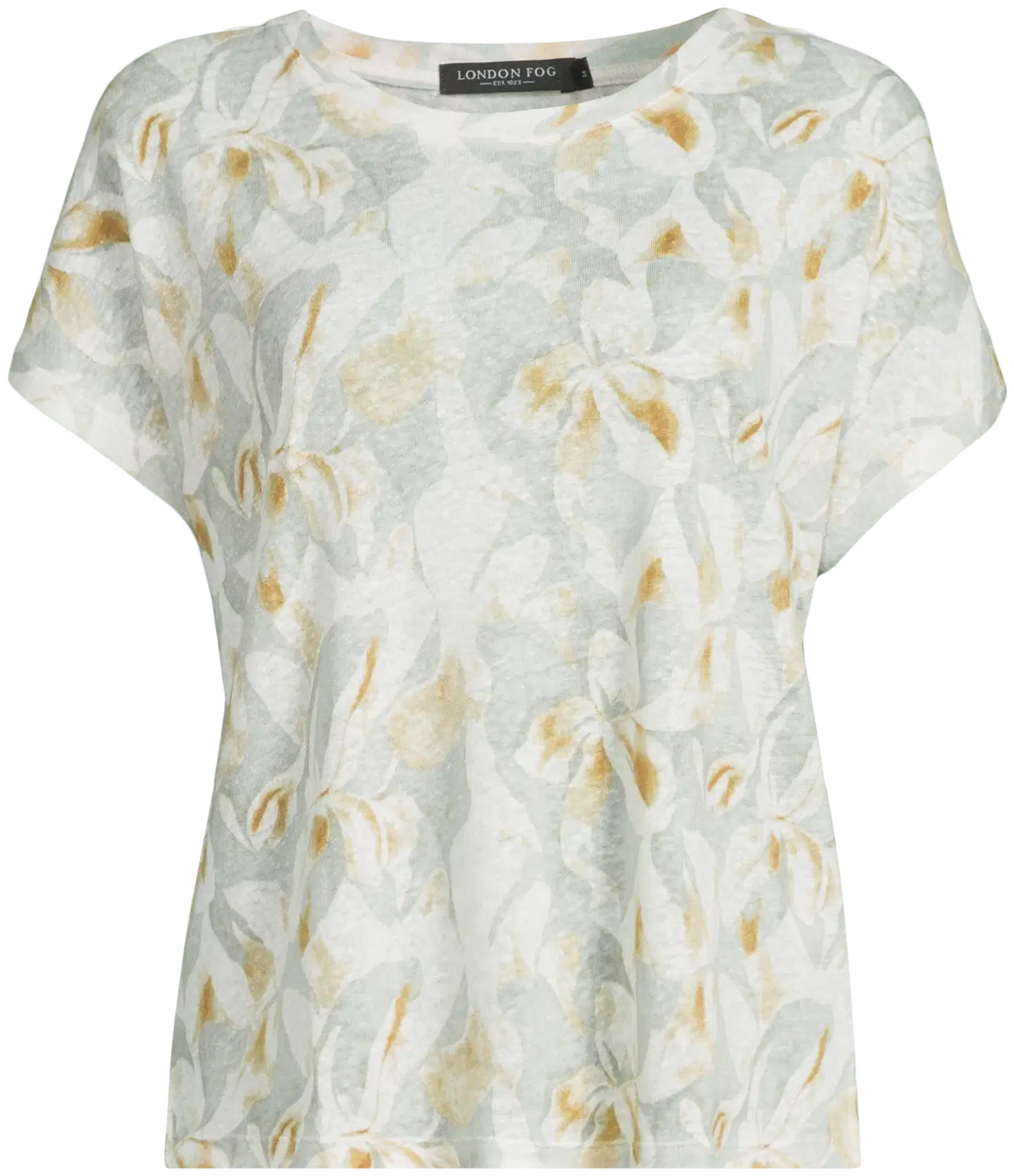 London Fog naisten trikoopusero pellavasekoitetta 213L261705 - Multicolor - 2