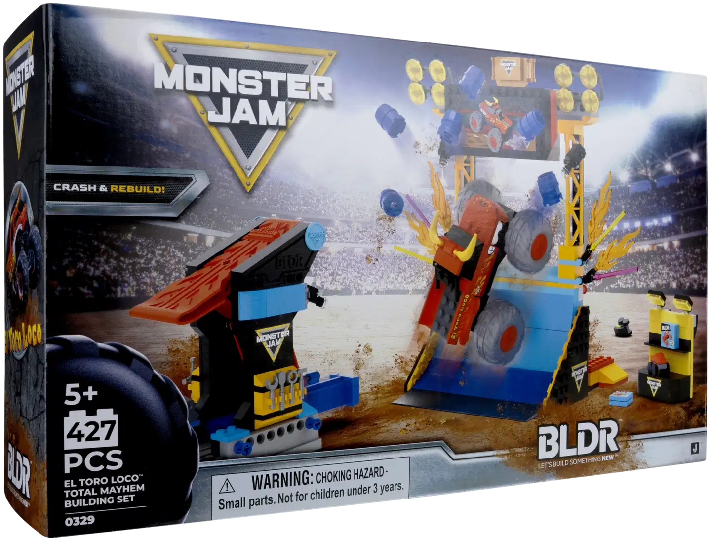 BLDR Monster Jam törmää ja rakenna rakentelusetti - 1