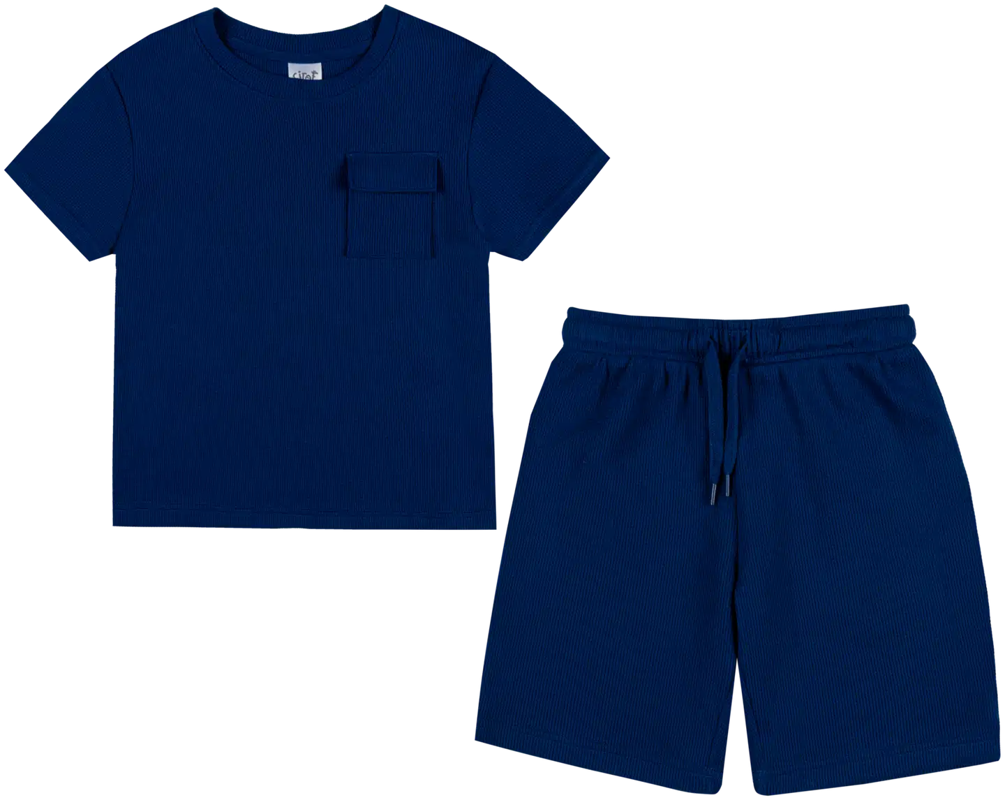 Ciraf lasten shortsisetti 25pc261615 - 19-4029tcx navy peony - 1