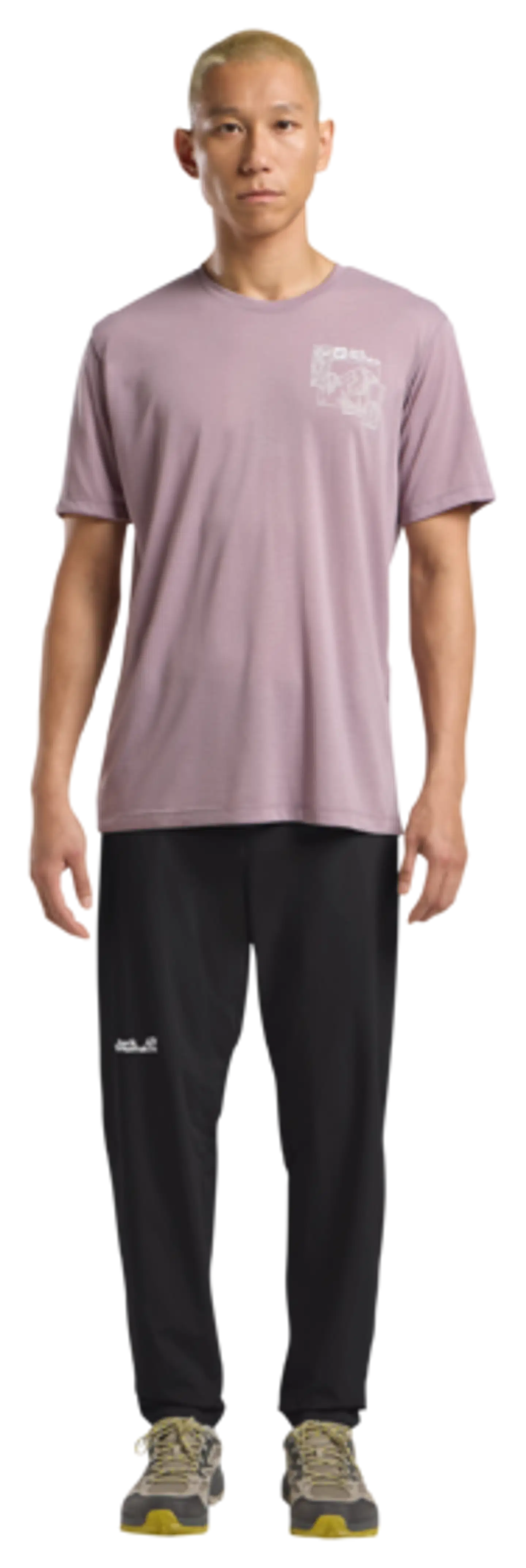 Jack Wolfskin miesten housut Hikeout - BLACK - 5