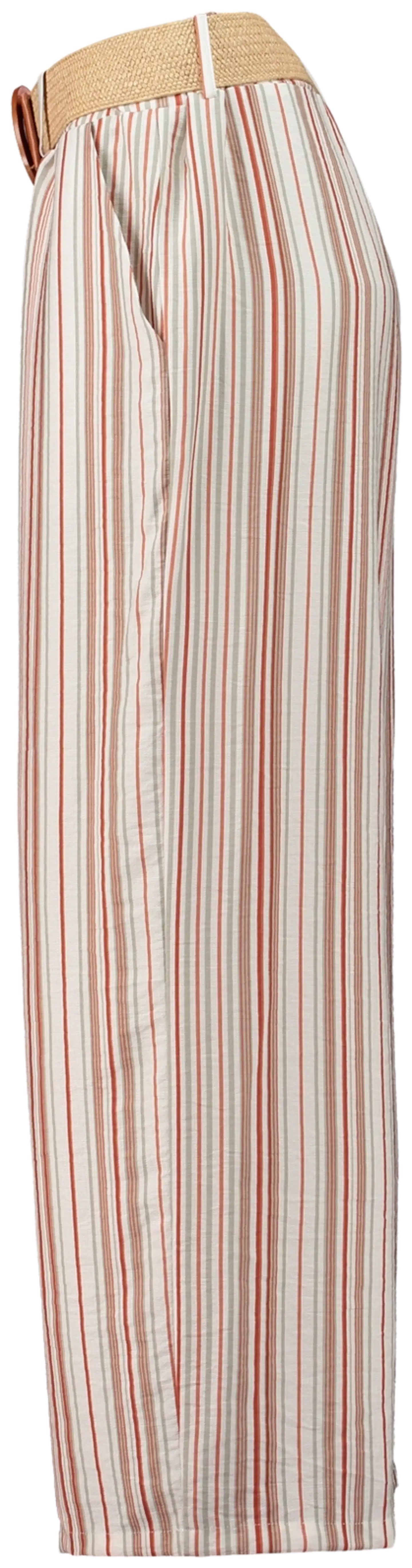 Zabaione naisten culottehousu Le44tizia - multi stripe - 2