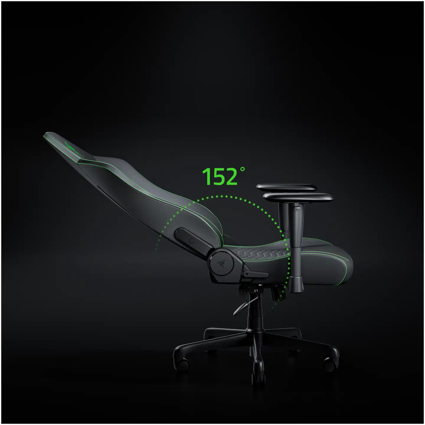 Razer Iskur V2 X newgen pelituoli musta/vihreä - 9