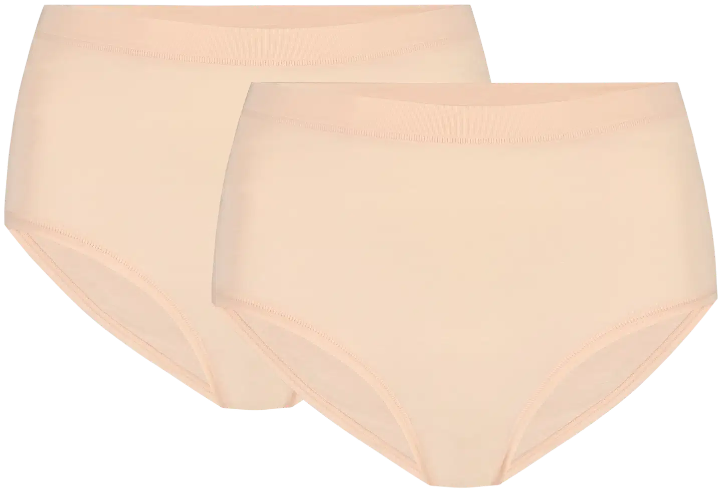 Pierre Robert naisten High Waist Tencel Modal alushousut 2-pack - Powder - 1