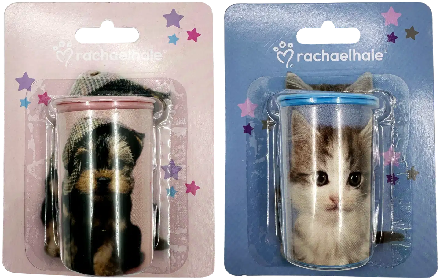 Rachaelhale Baby tölkkiteroitin, 2 eril.lajit.